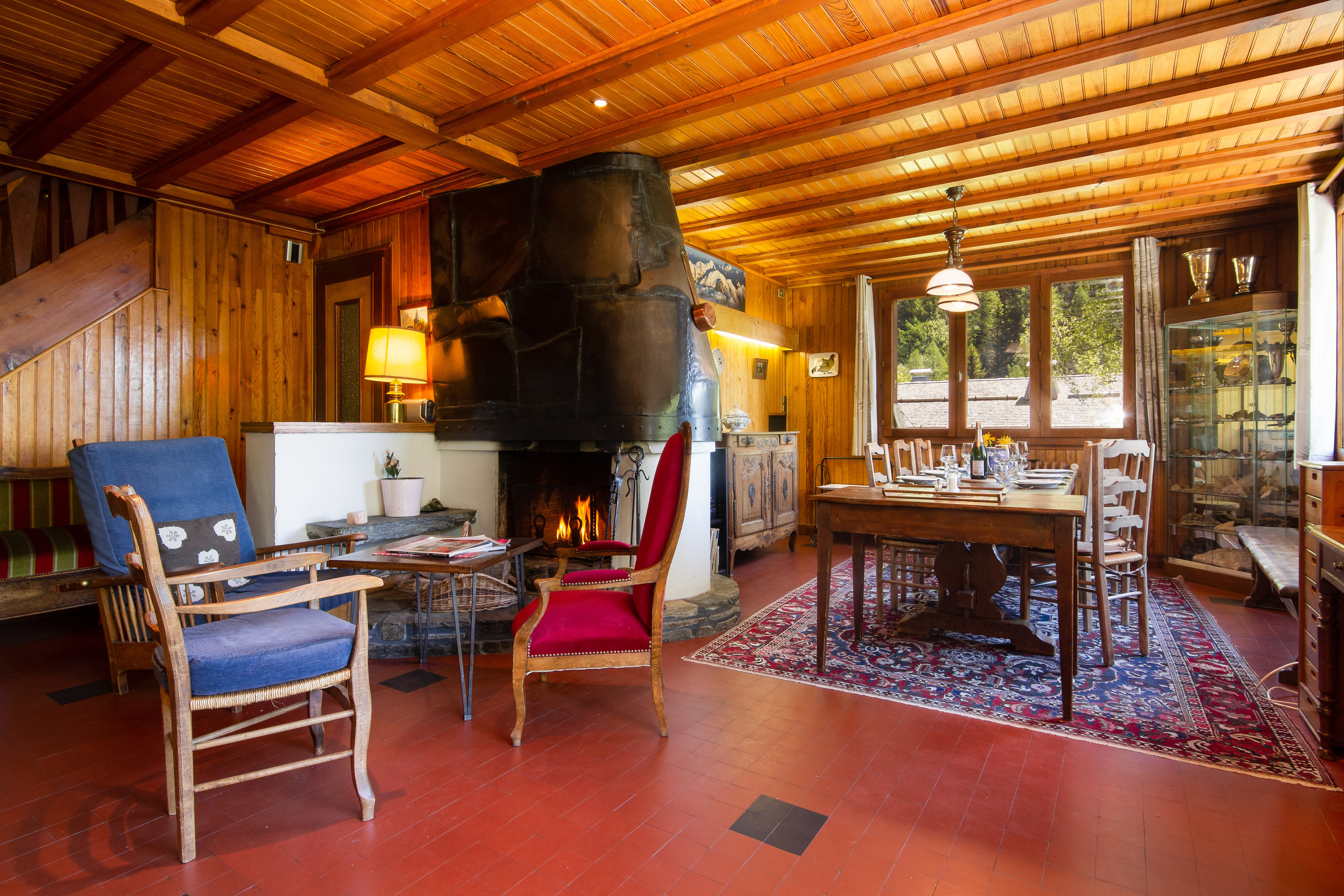 Group accommodation with beautiful view and sauna