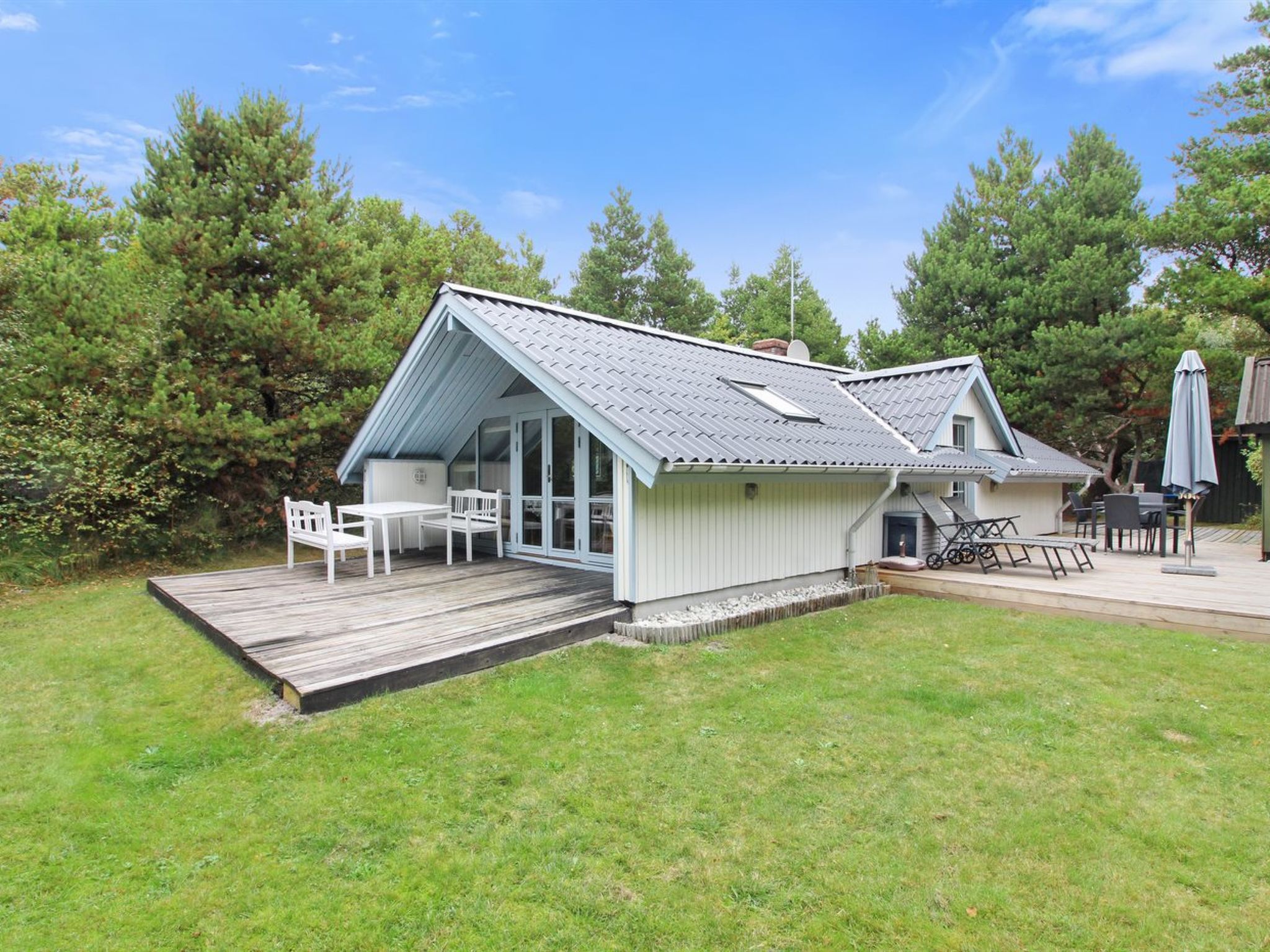 Charaktervolles Ferienhaus aus Holz (4p)