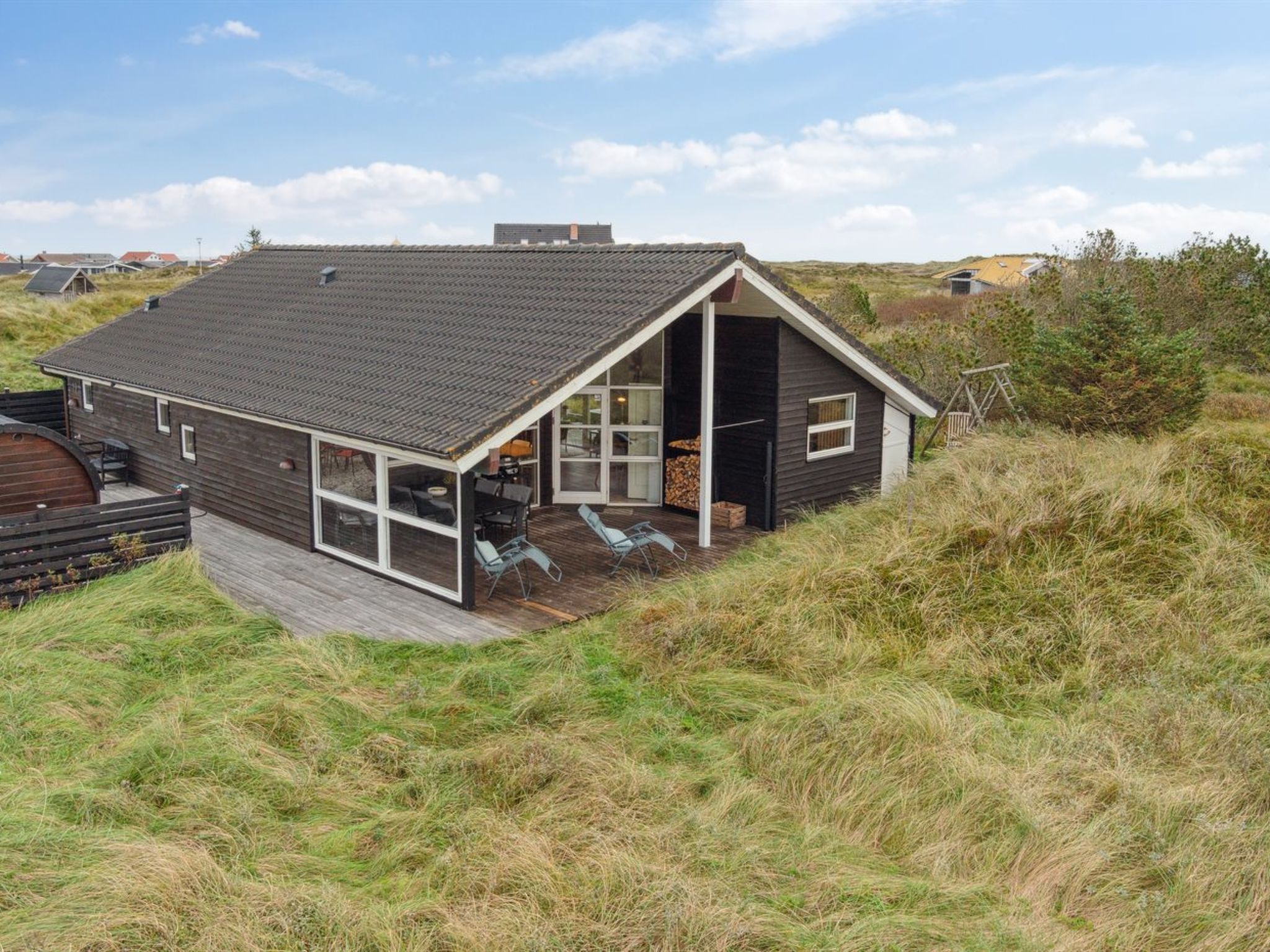 Dune house with sauna