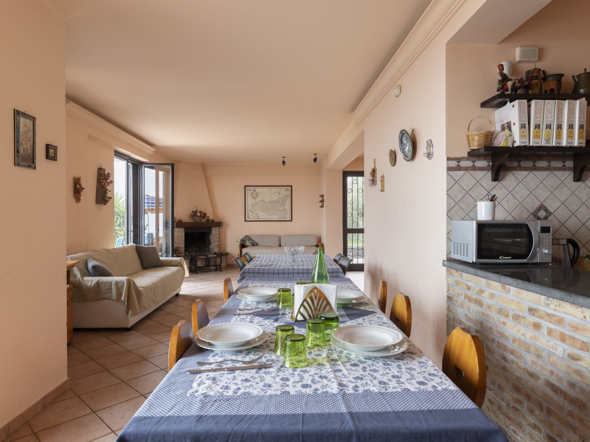 Logement de vacances avec belle vue panoramique sur la mer