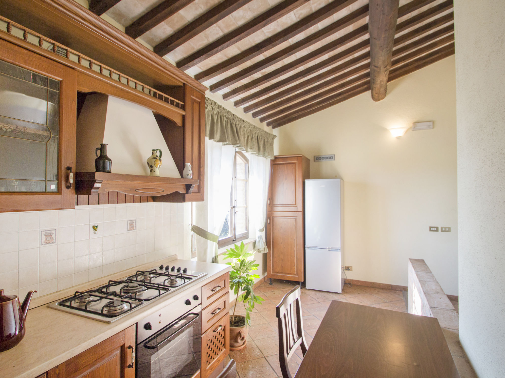 Holiday home surrounded by greenery for 16 people.