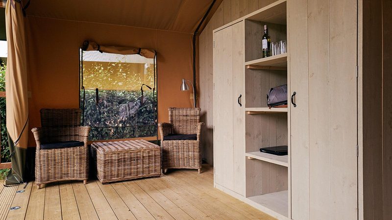 5-person glamping tent in San Marino