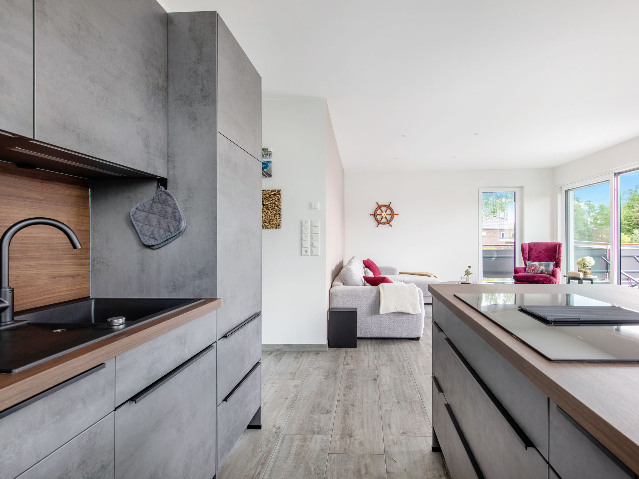 Modern huis met sauna en balkon