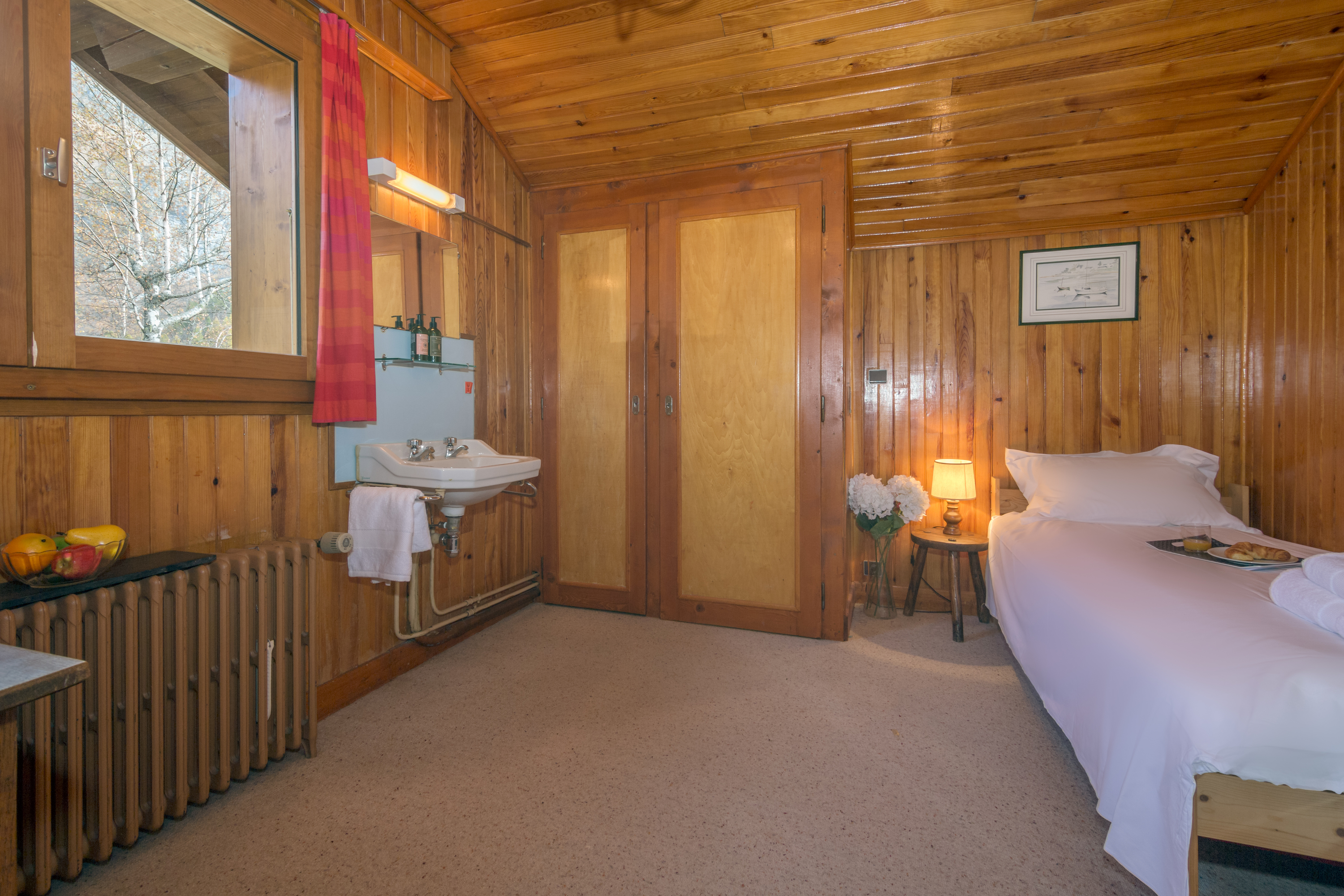 Group accommodation with beautiful view and sauna