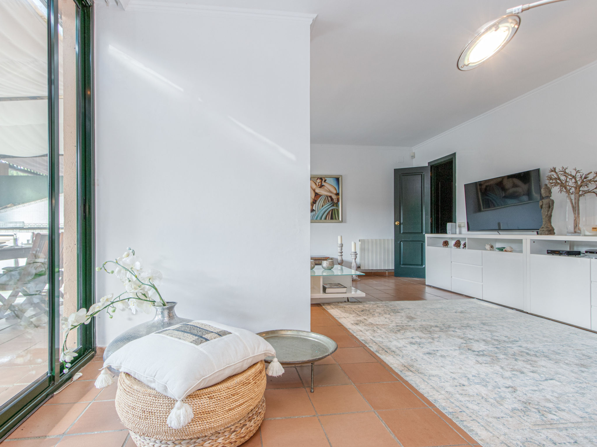 Holiday home with spacious sitting area and pool