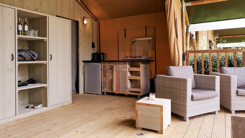 5-person glamping tent in San Marino