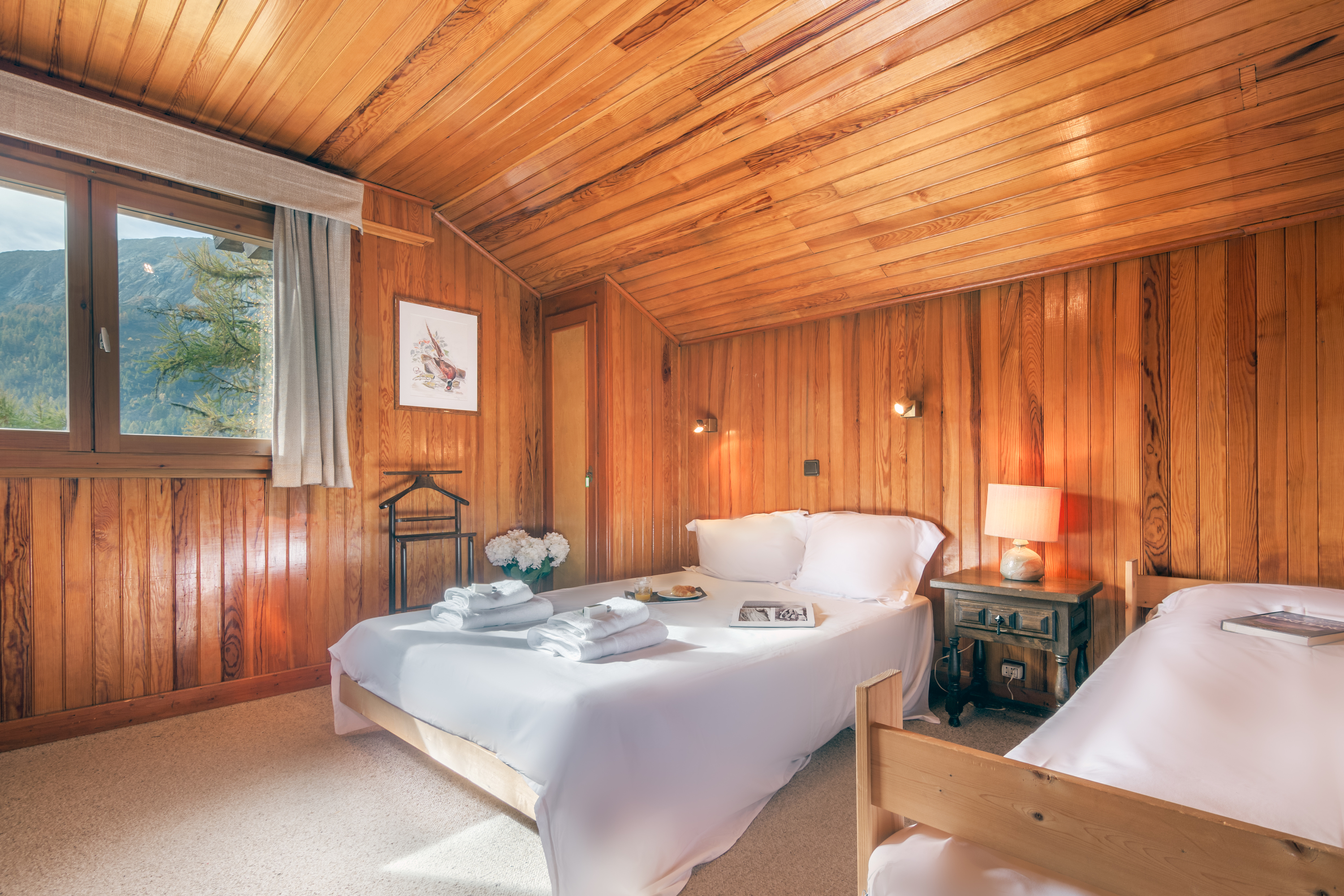 Group accommodation with beautiful view and sauna