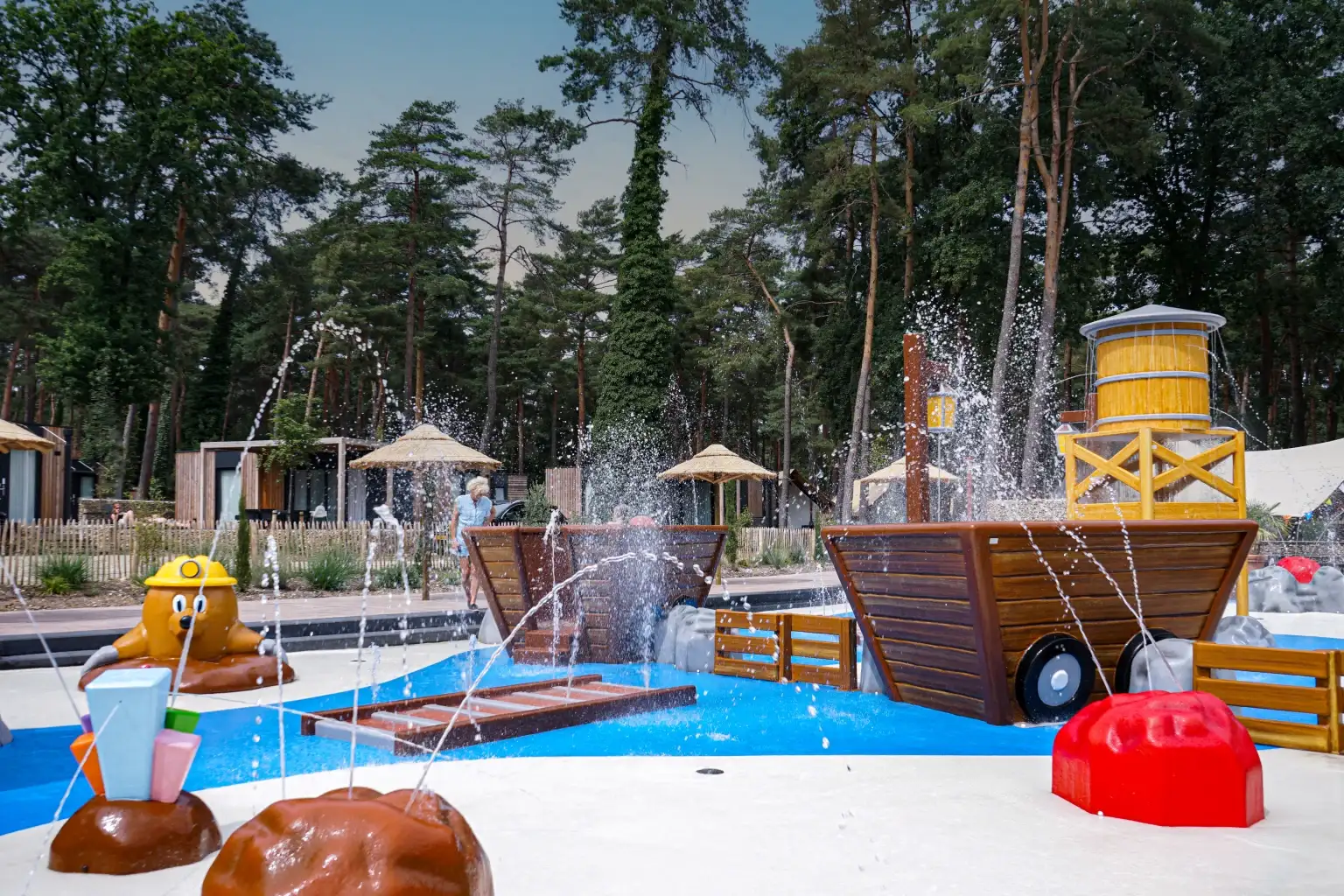 Tente Glamping avec plancher pour 4 personnes