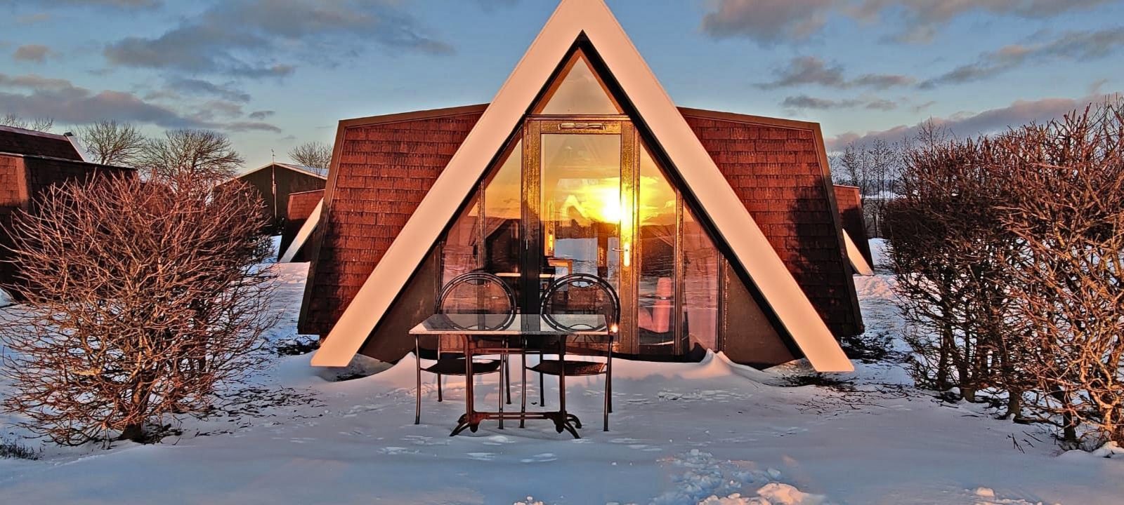 Tiny house in rural setting