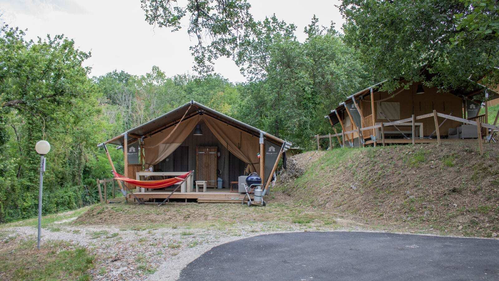 5-person glamping tent in San Marino