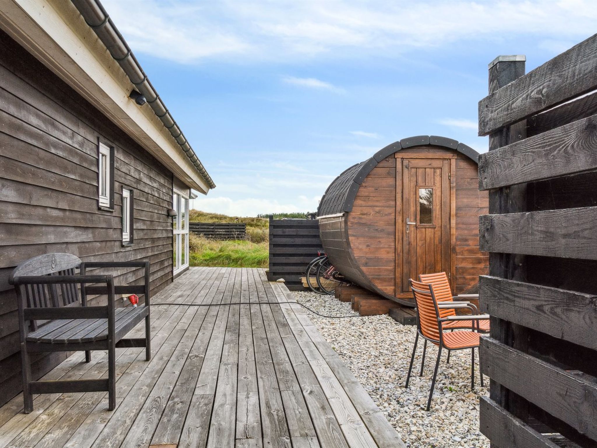 Dune house with sauna
