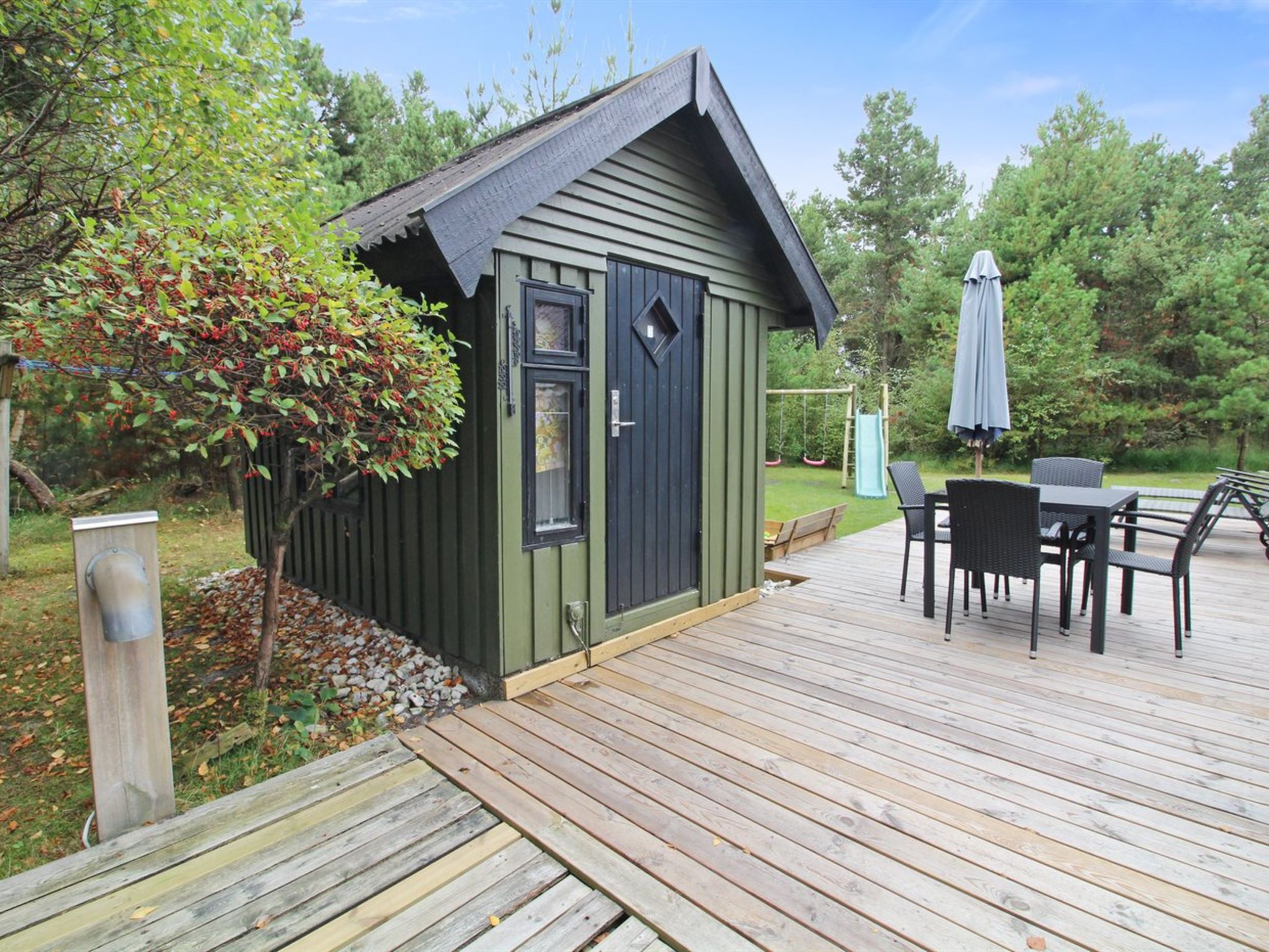 Charaktervolles Ferienhaus aus Holz (4p)