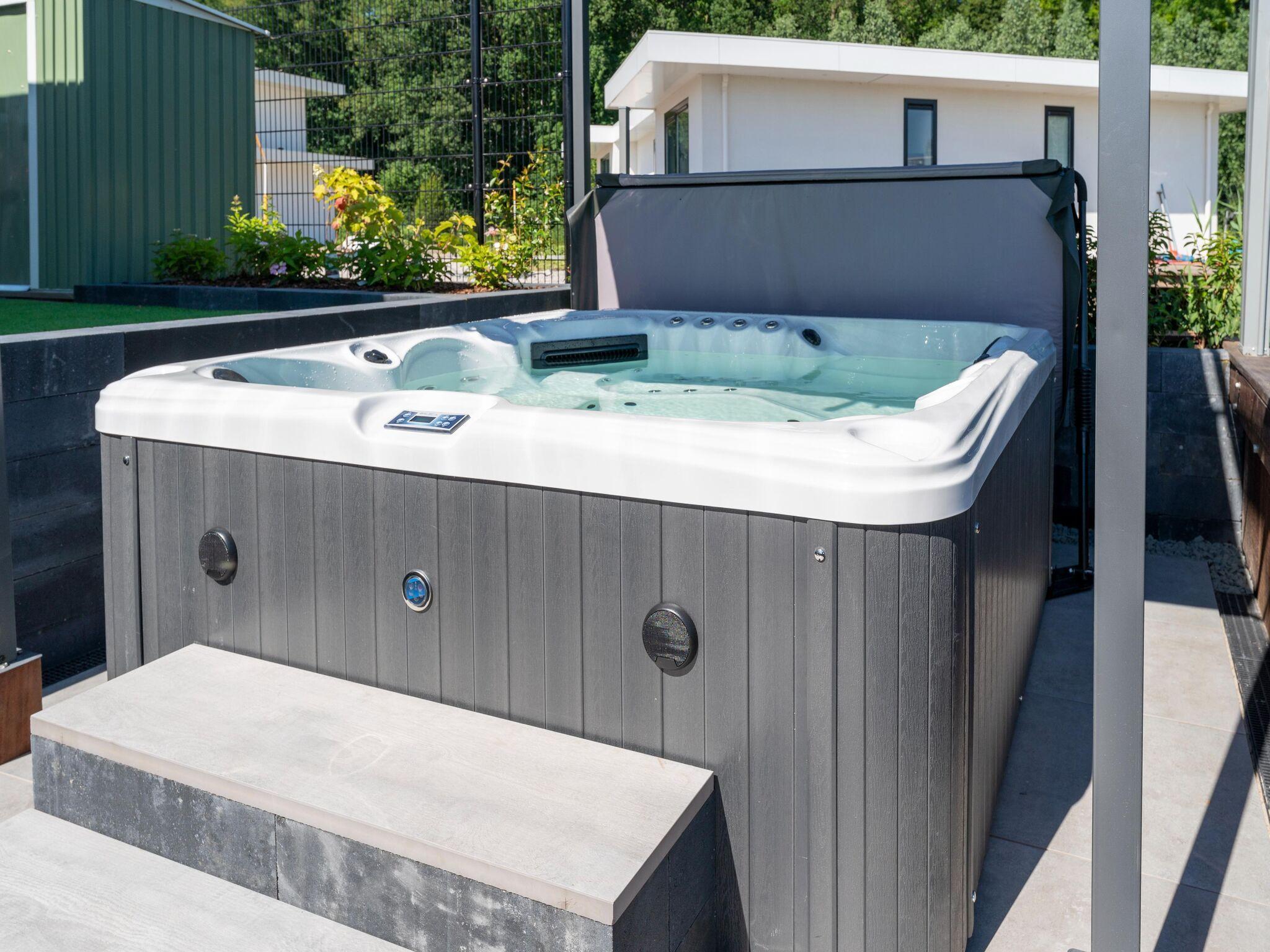 Attractive villa with jacuzzi on the waterfront
