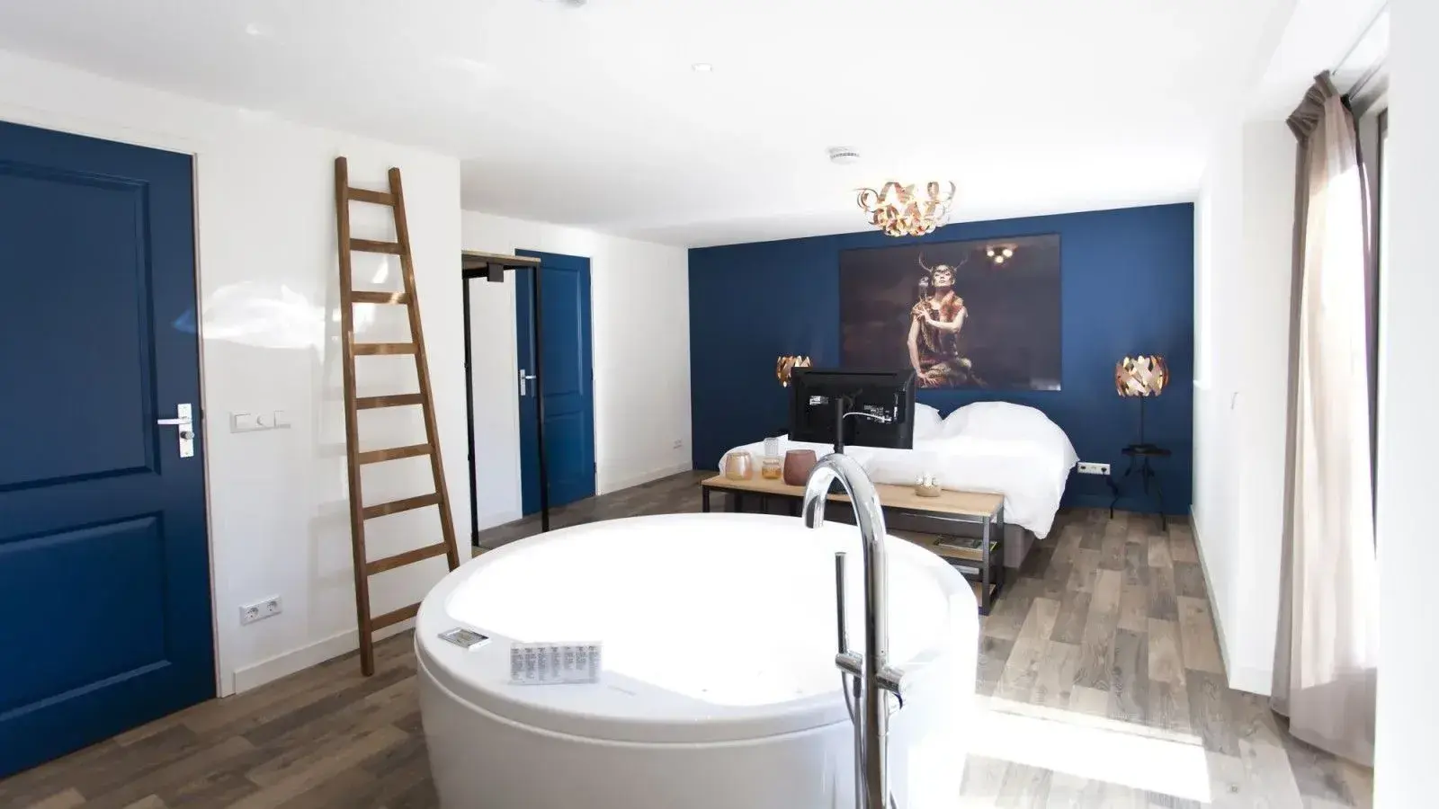 Studio (2p) met romantische whirlpool