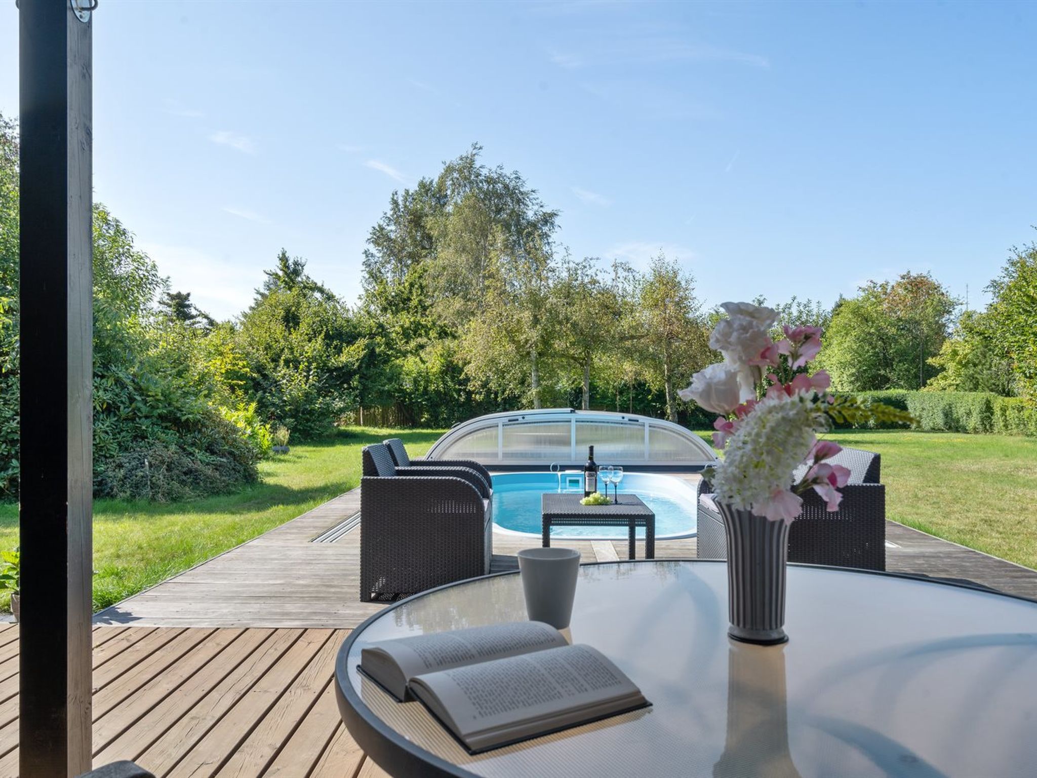 Ferienhaus mit privatem Pool