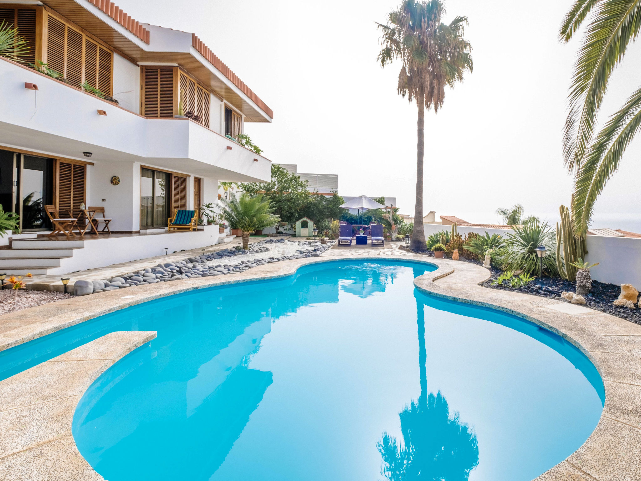 Ferienhaus für 3 Personen mit Pool