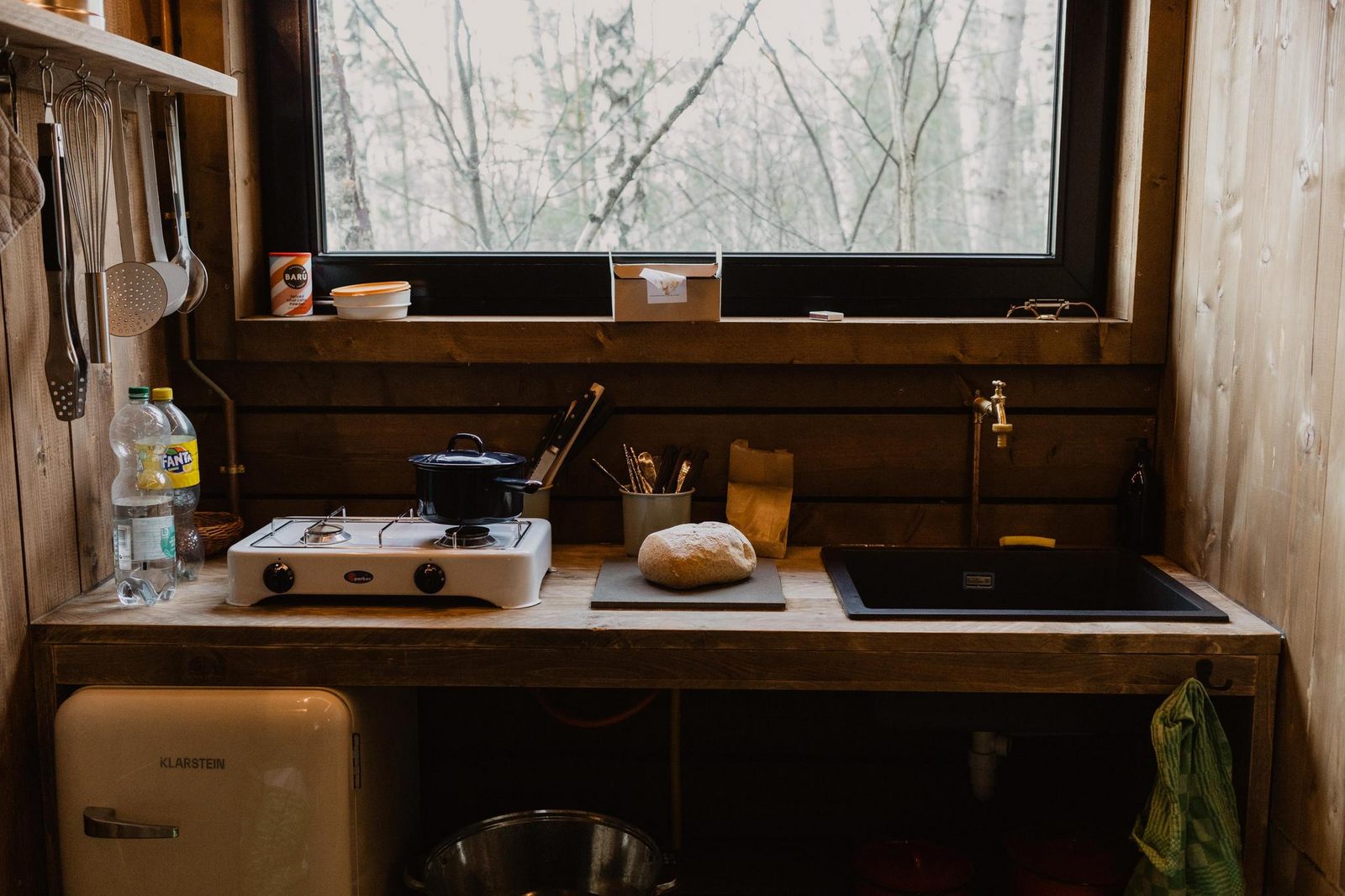 Einzigartige Waldhütte mit privatem Whirlpool