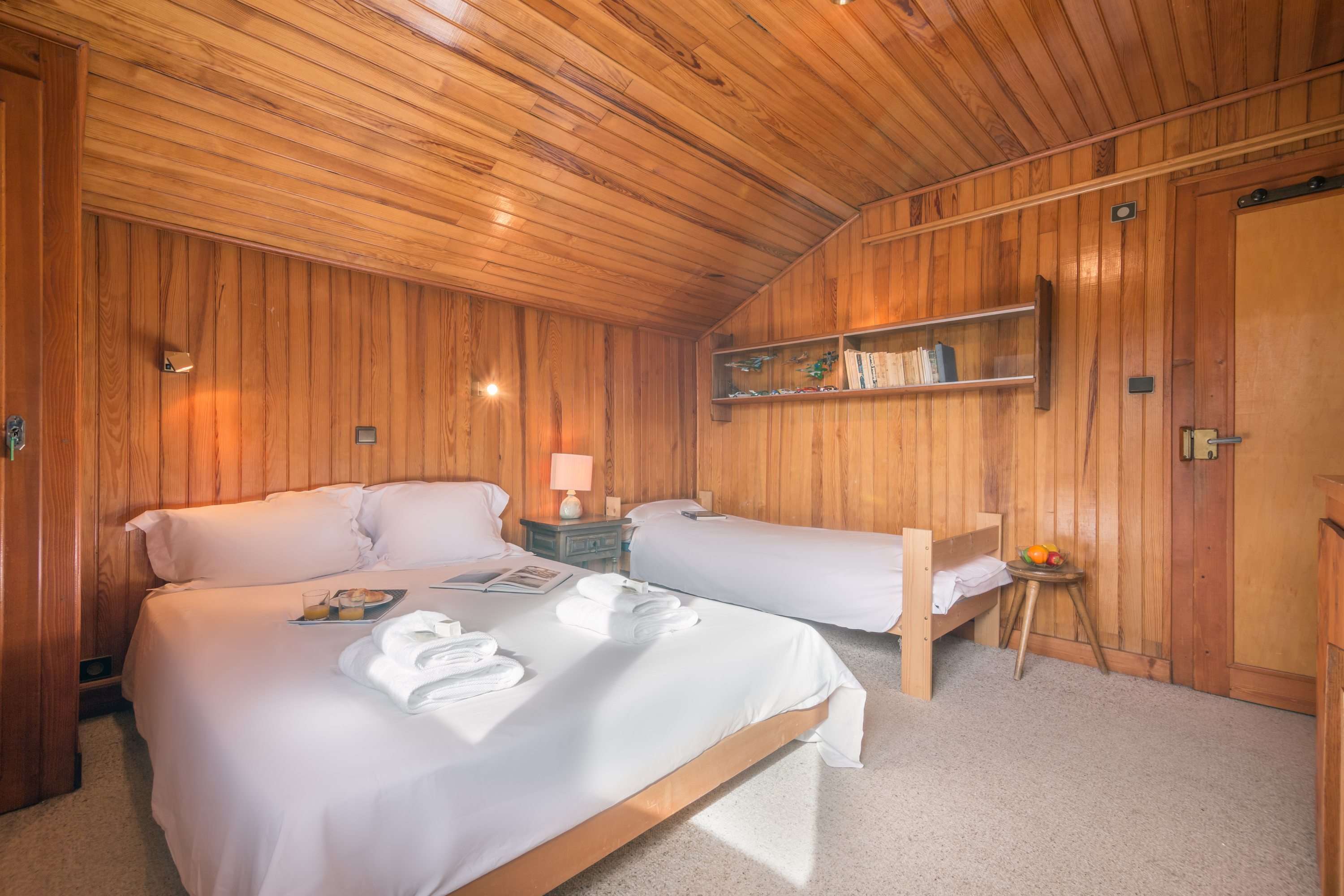 Group accommodation with beautiful view and sauna