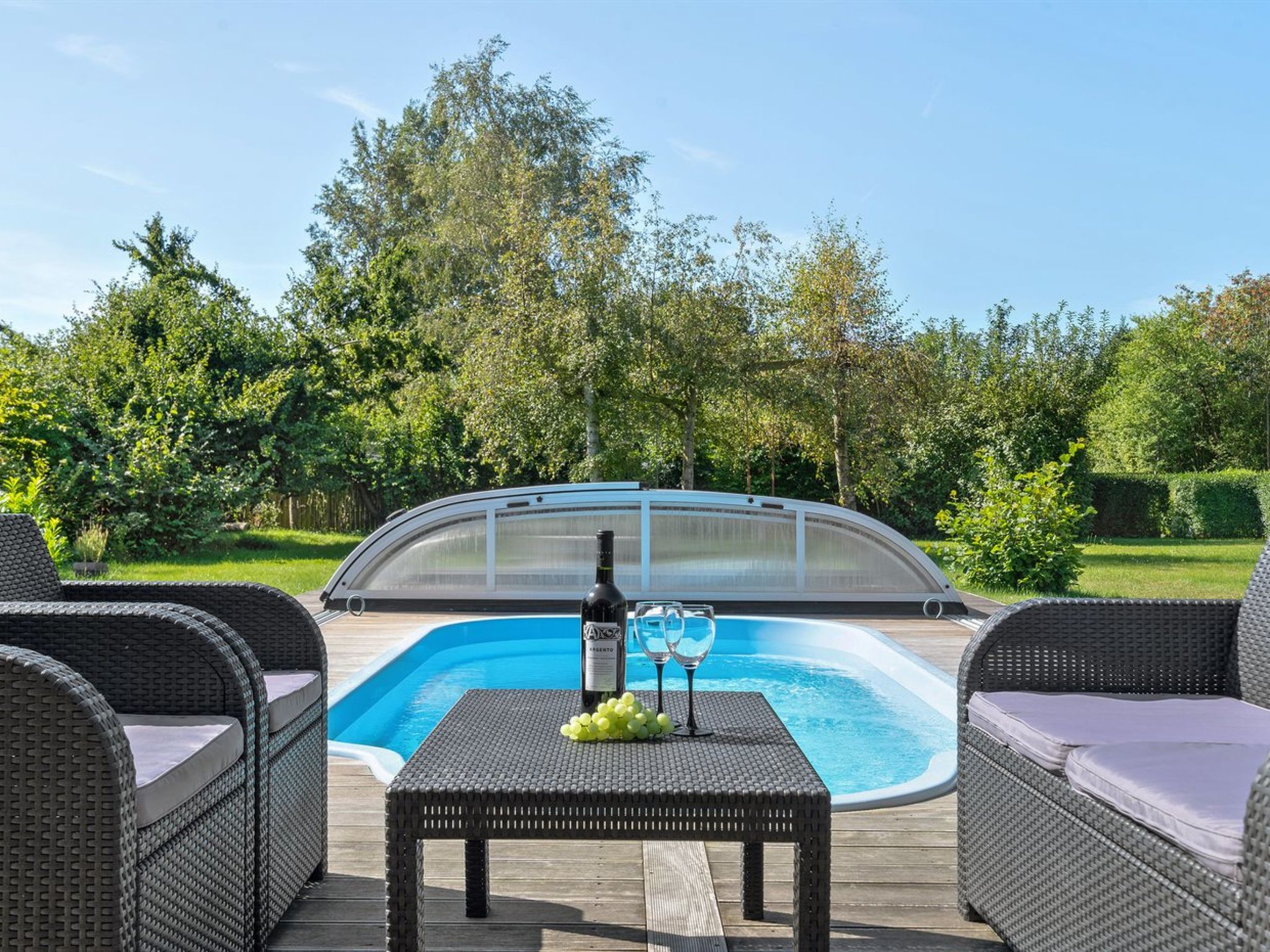 Ferienhaus mit privatem Pool