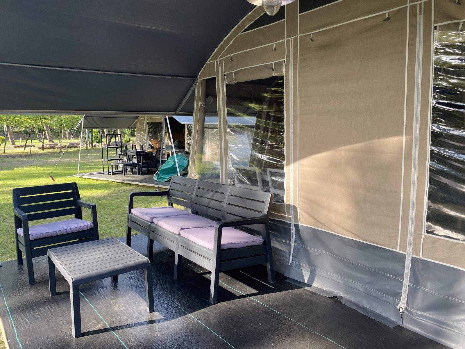 Glampinglodge voor 5 personen