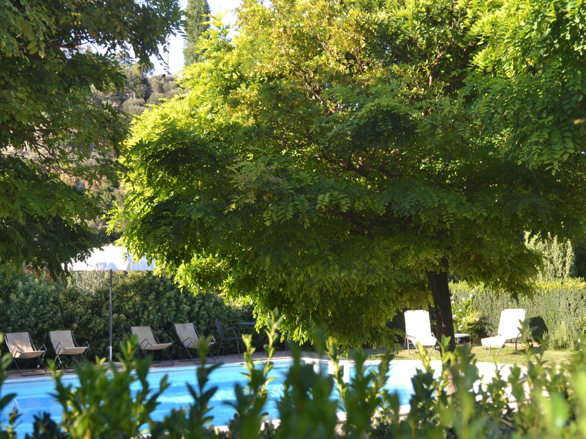 Holiday home surrounded by greenery for 16 people.