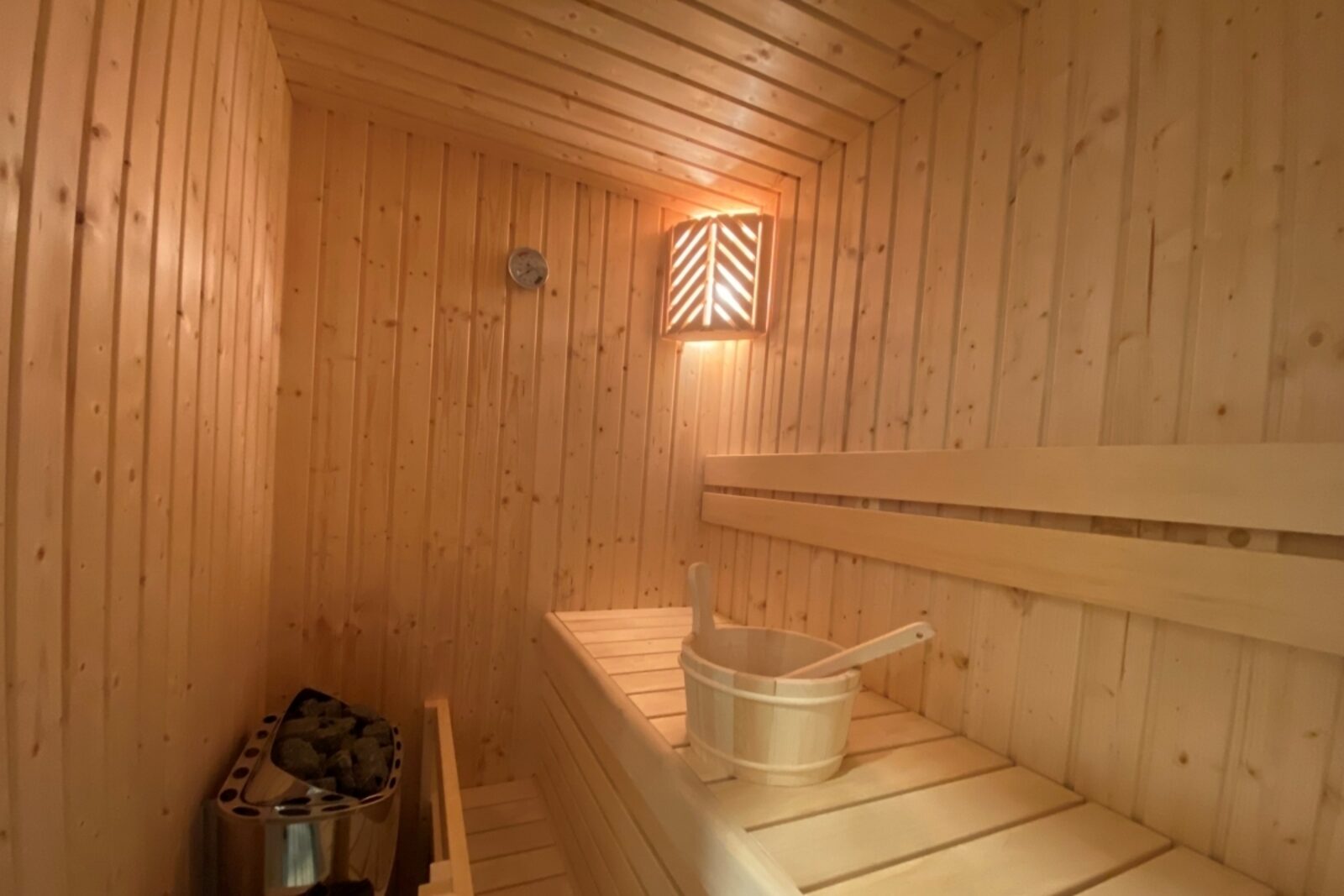 Familielodge (6 pers) met sauna