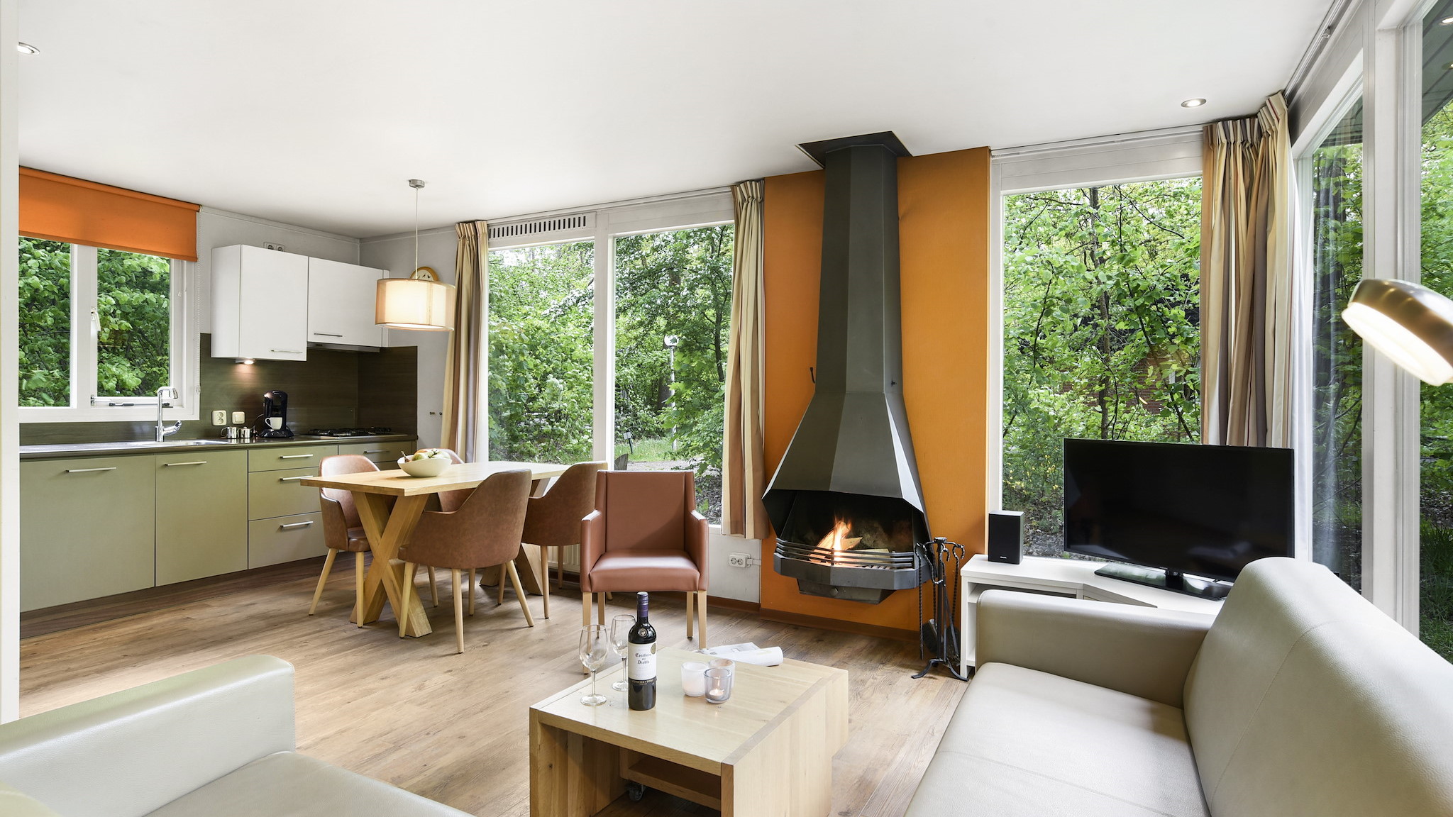 Ferienwohnung im kinderfreundlichen Park