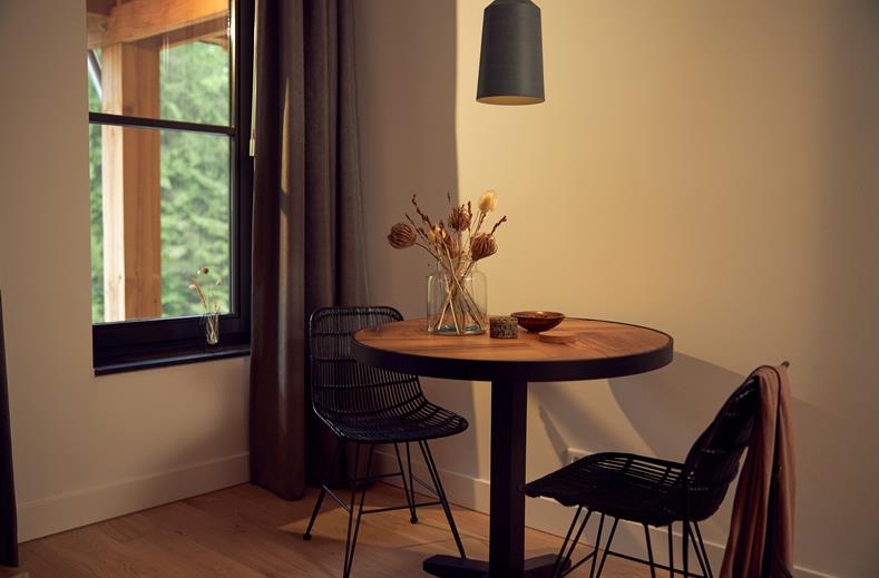 Beautiful boutique hotel amidst the forest