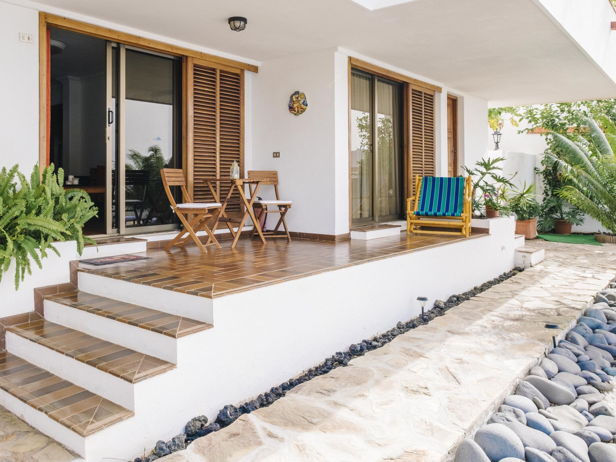 Ferienhaus für 3 Personen mit Pool