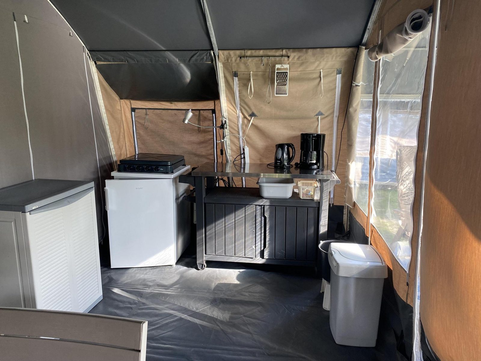 Glampinglodge voor 5 personen