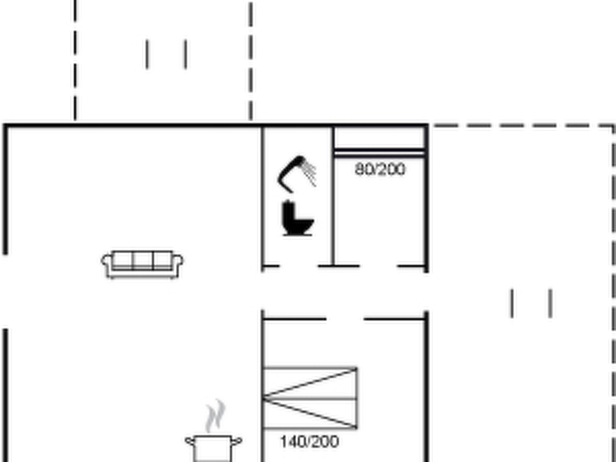 Charaktervolles Ferienhaus aus Holz (4p)