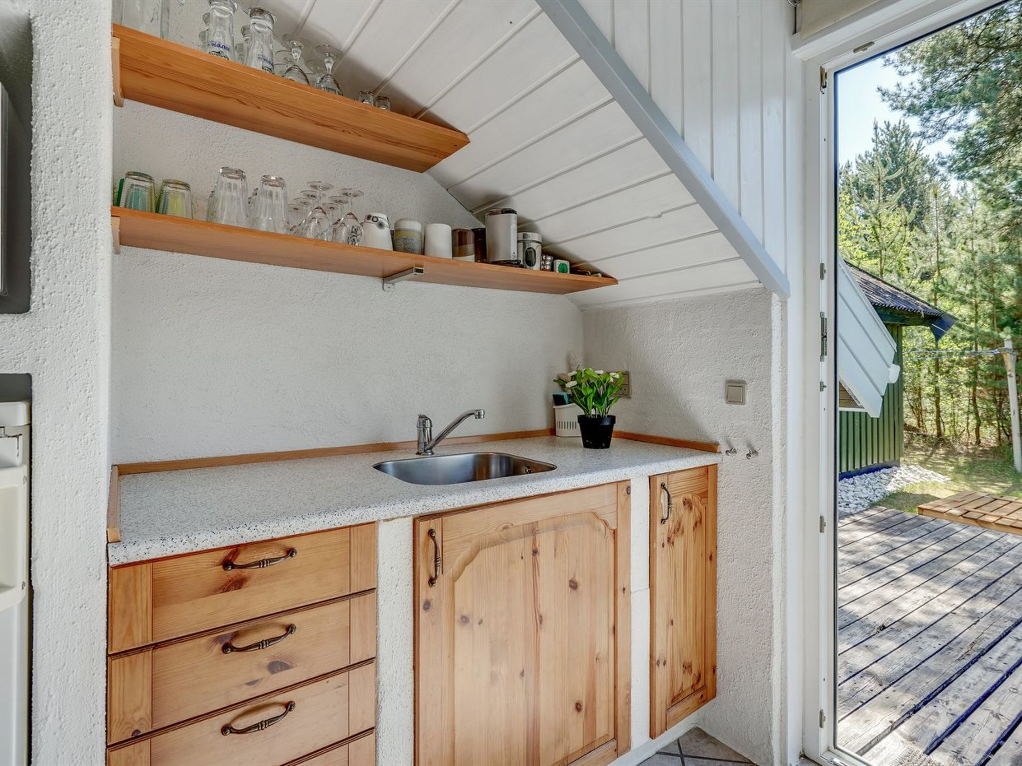 Charaktervolles Ferienhaus aus Holz (4p)