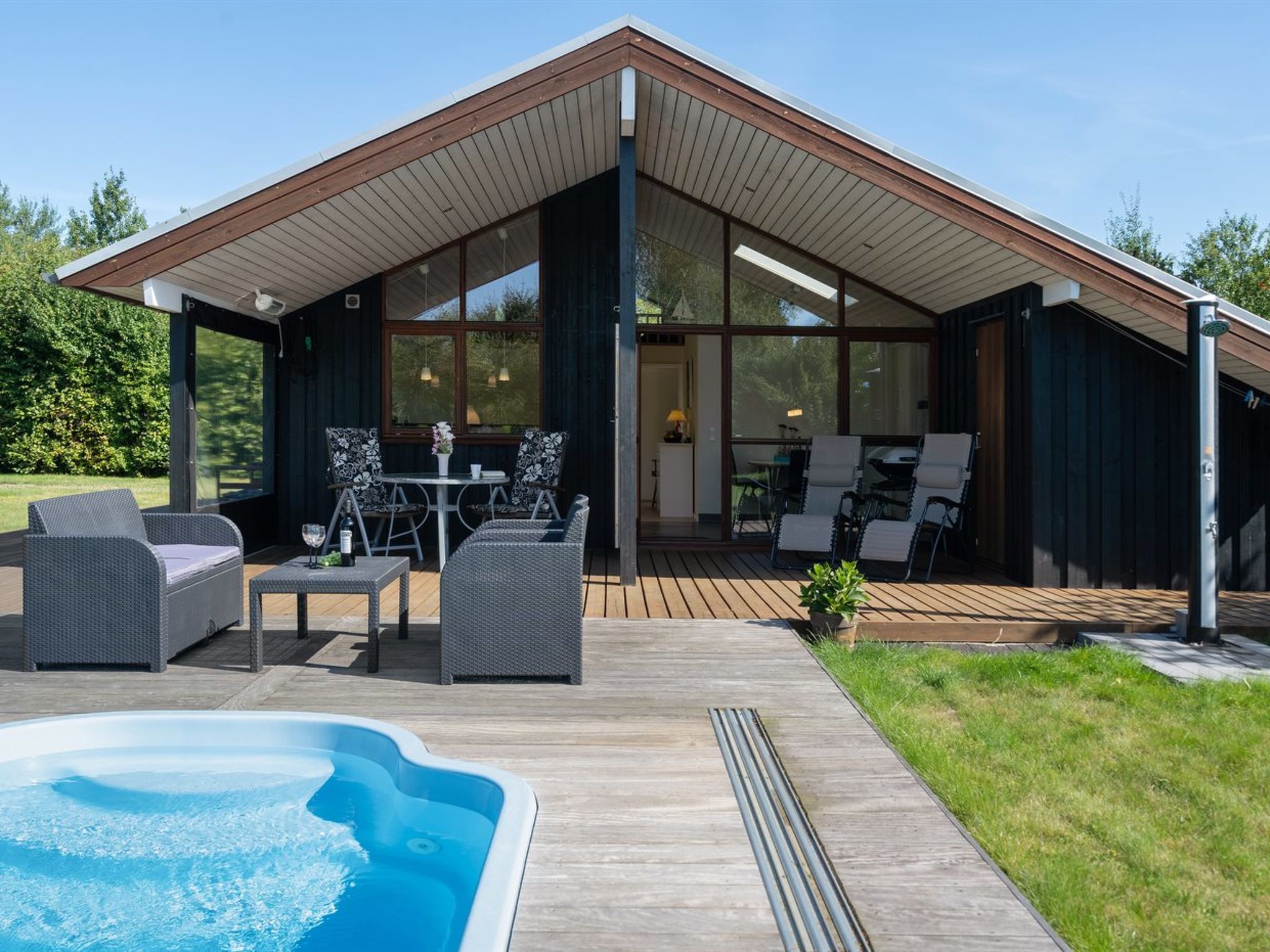 Ferienhaus mit privatem Pool