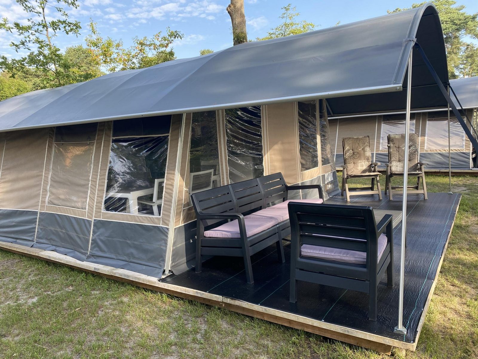 Glampinglodge voor 5 personen