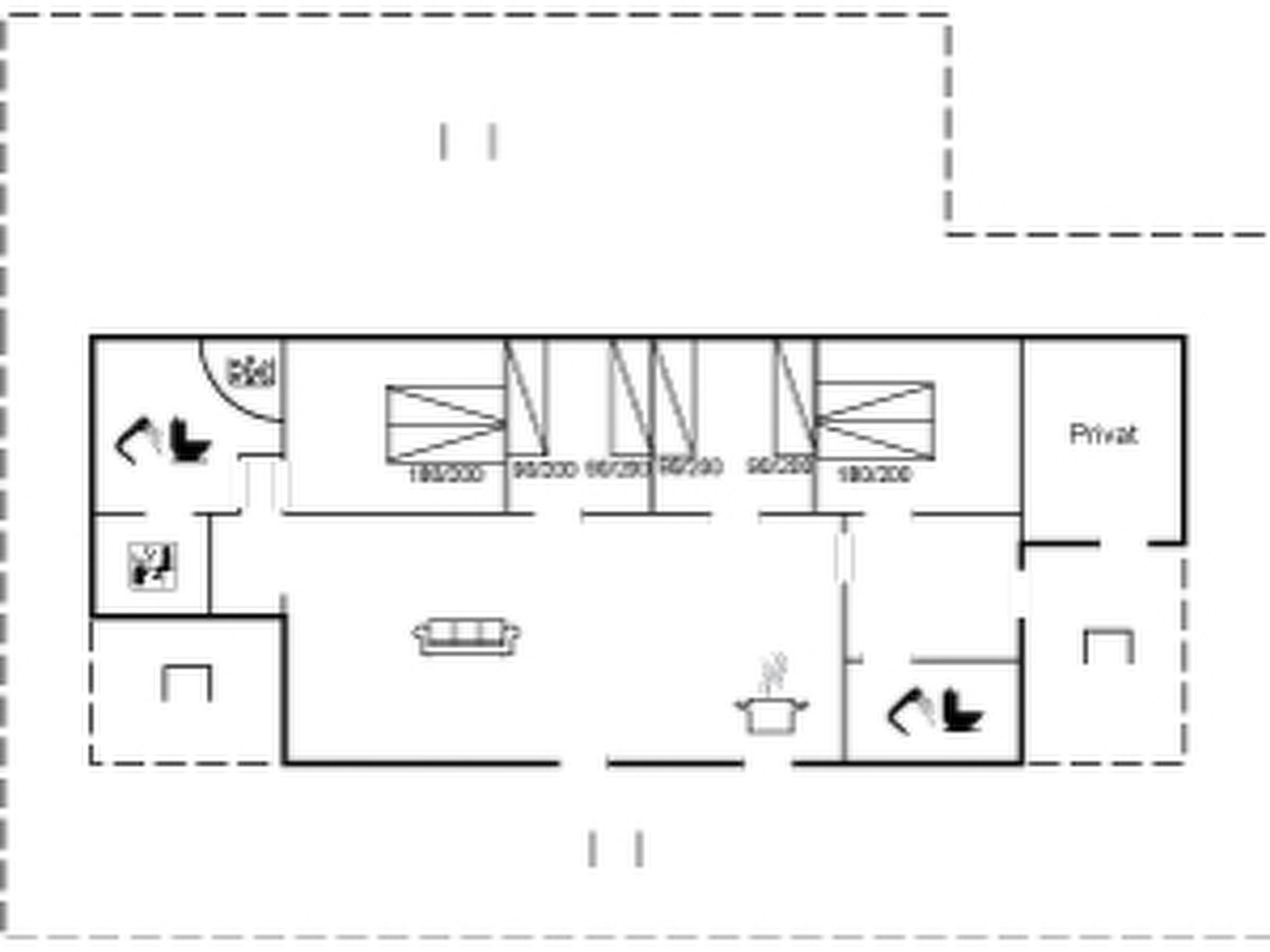 Maison dans la forêt pour 6 personnes