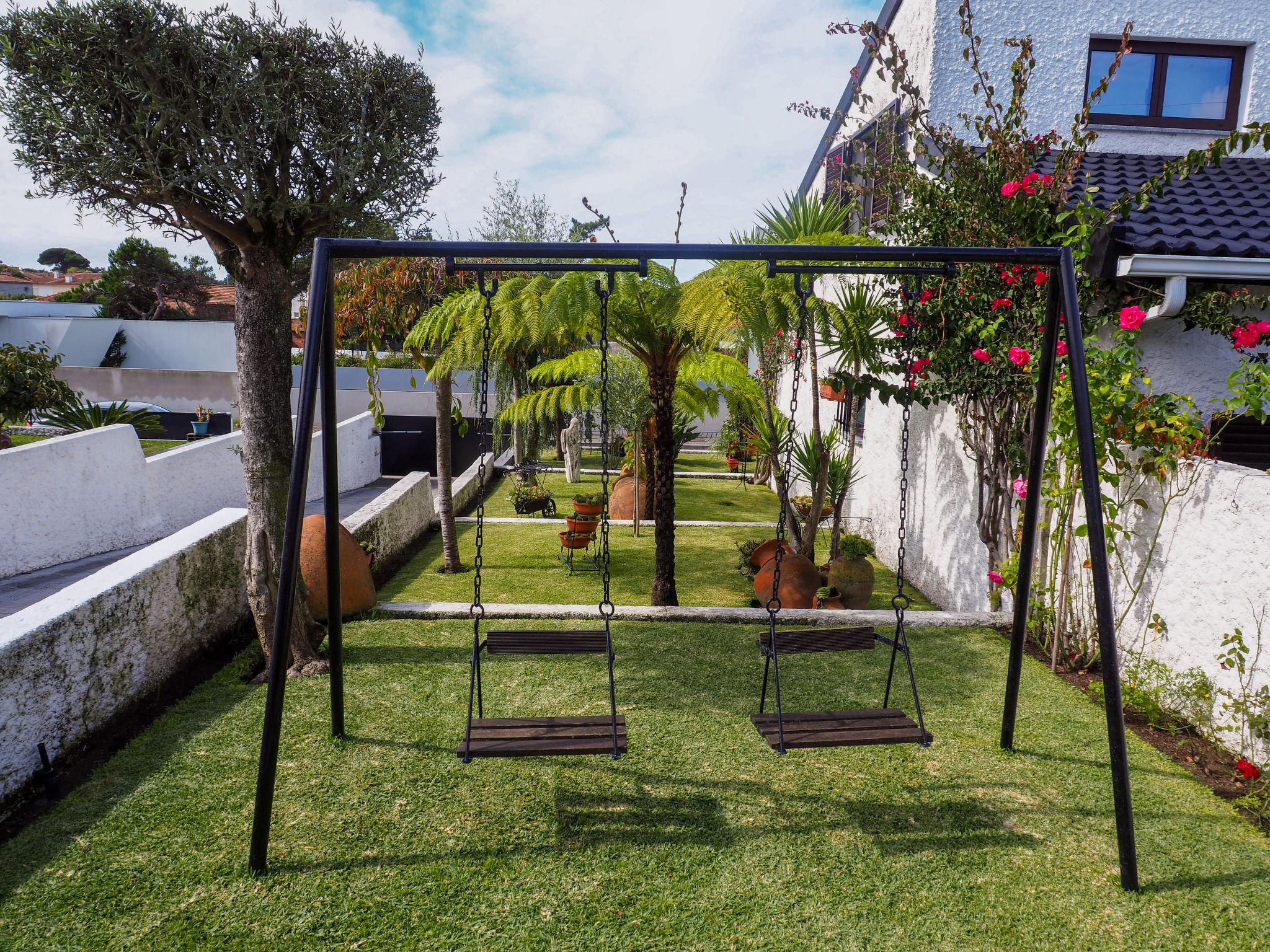 Logement de vacances près de la mer avec jardin à Fão