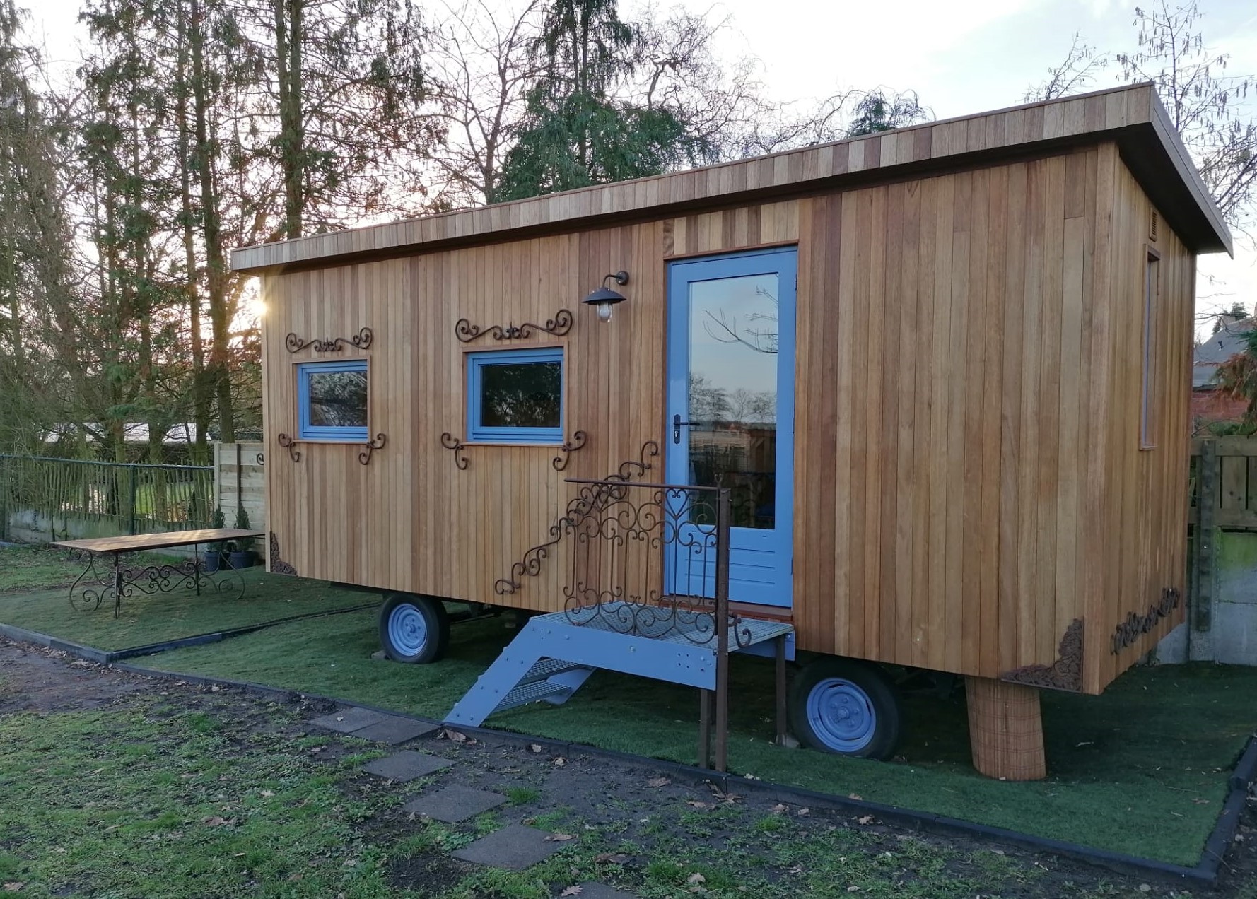 Origineel overnachten in een unieke woonwagen