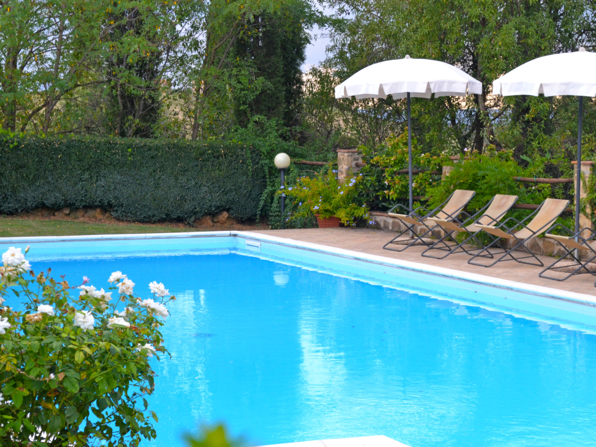 Holiday home surrounded by greenery for 16 people.