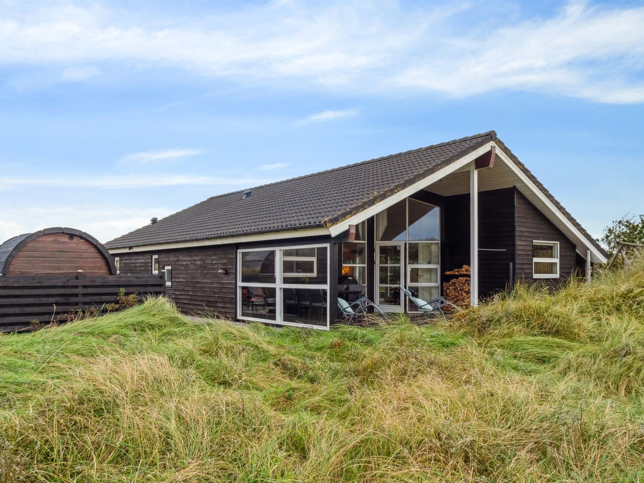 Dune house with sauna