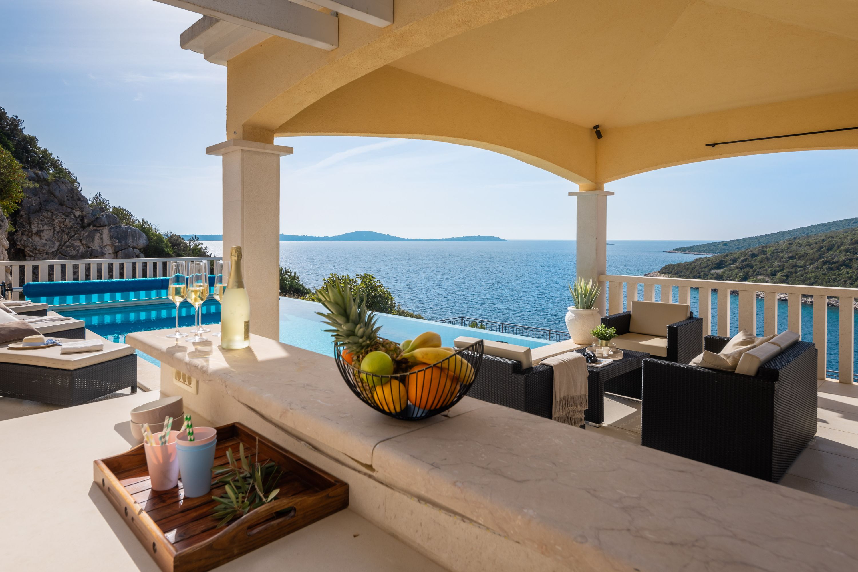 ferienwohnungen mit panoramablick aufs meer