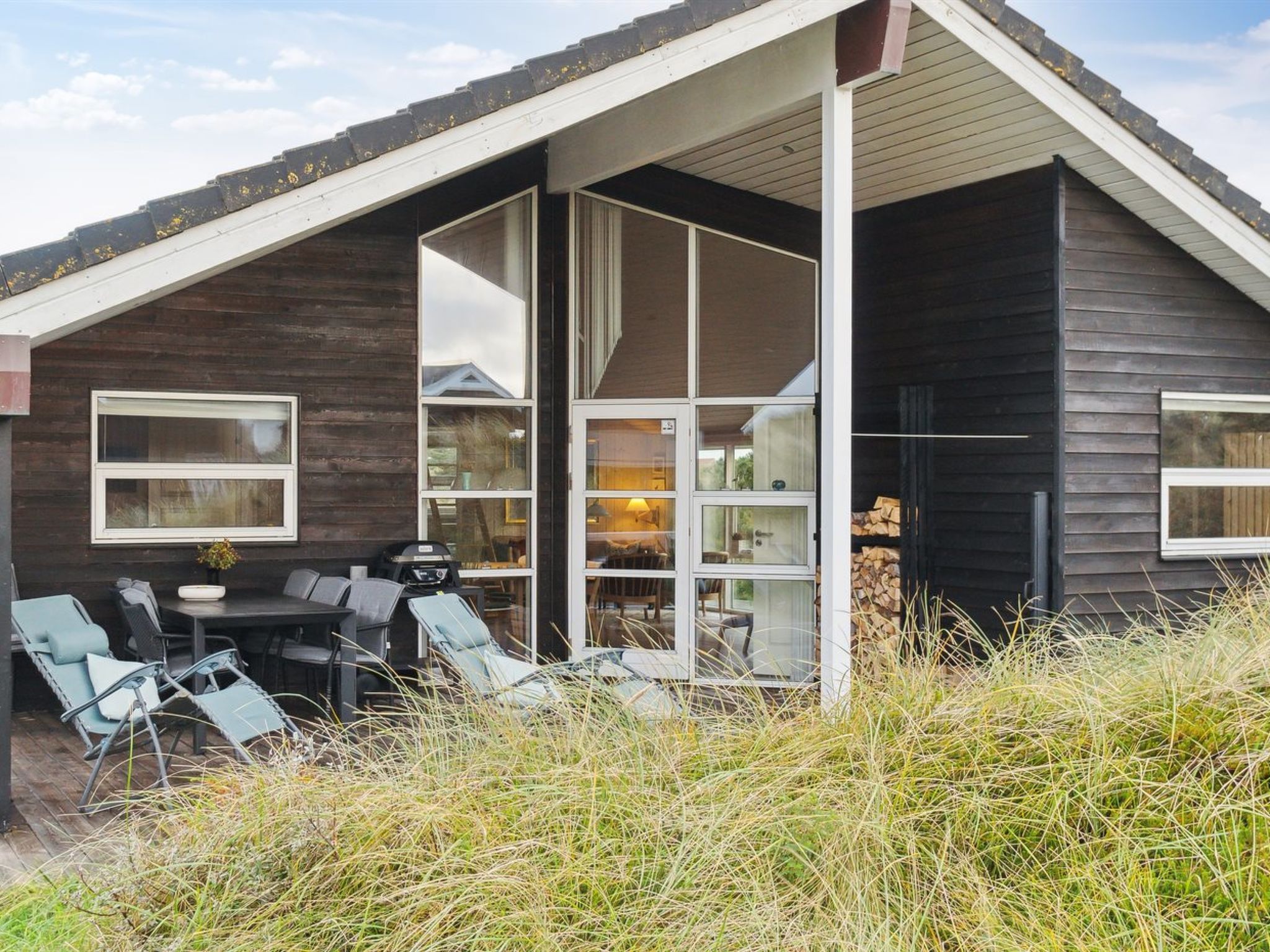 Dune house with sauna