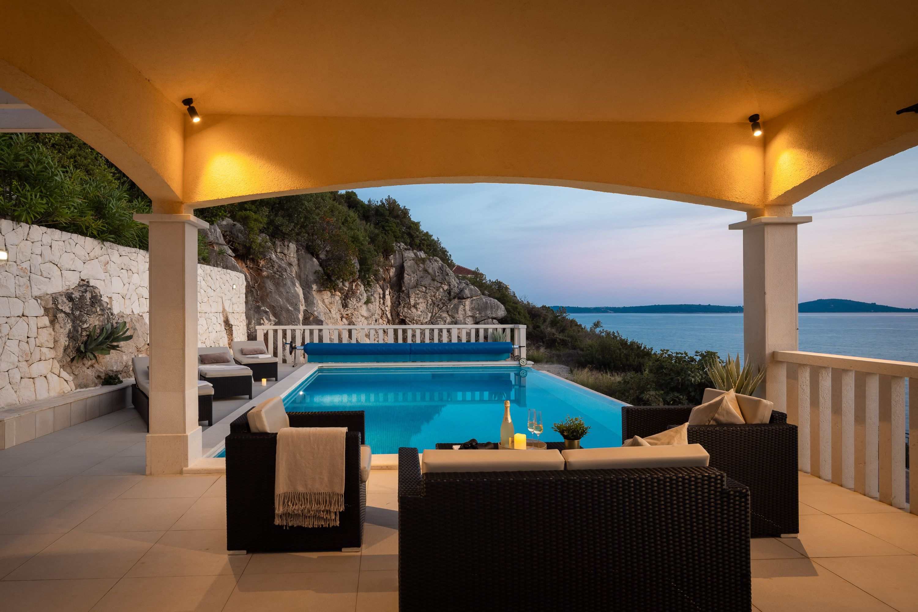 ferienwohnungen mit panoramablick aufs meer
