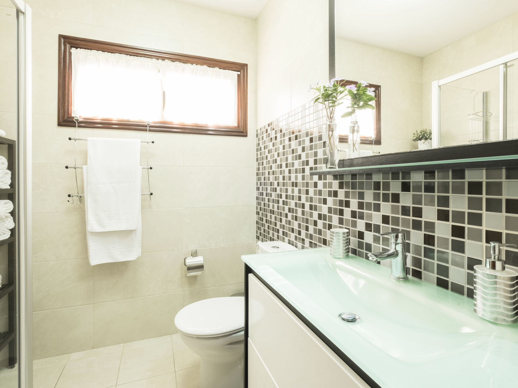 Ferienhaus für 3 Personen mit Pool