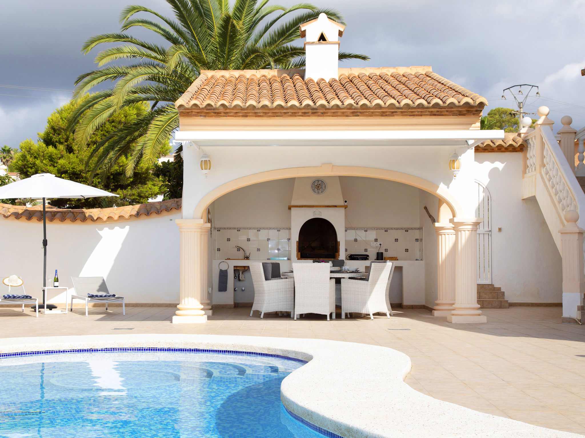 Holiday home for 10 on the Spanish coast