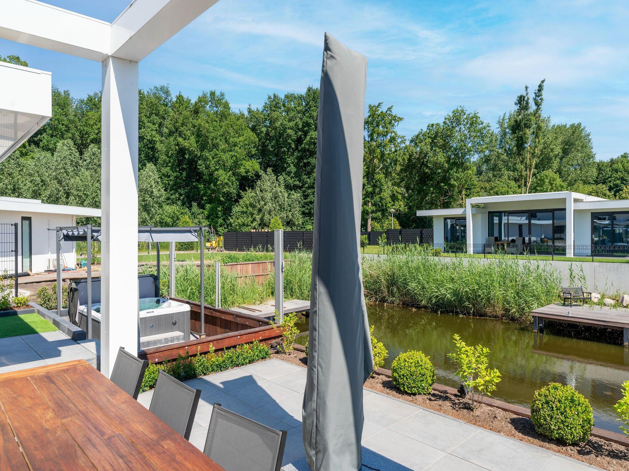 Attractive villa with jacuzzi on the waterfront