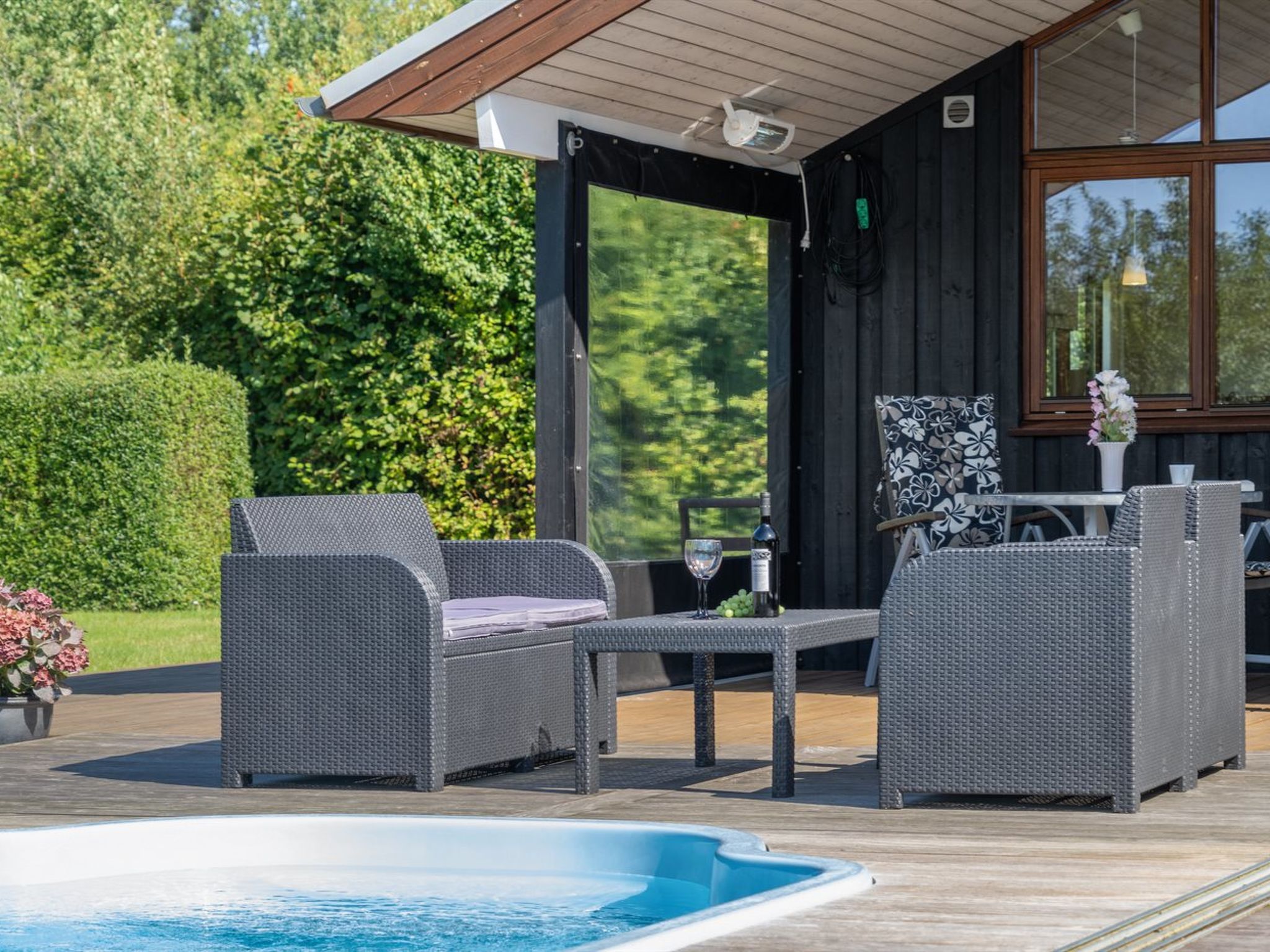 Ferienhaus mit privatem Pool