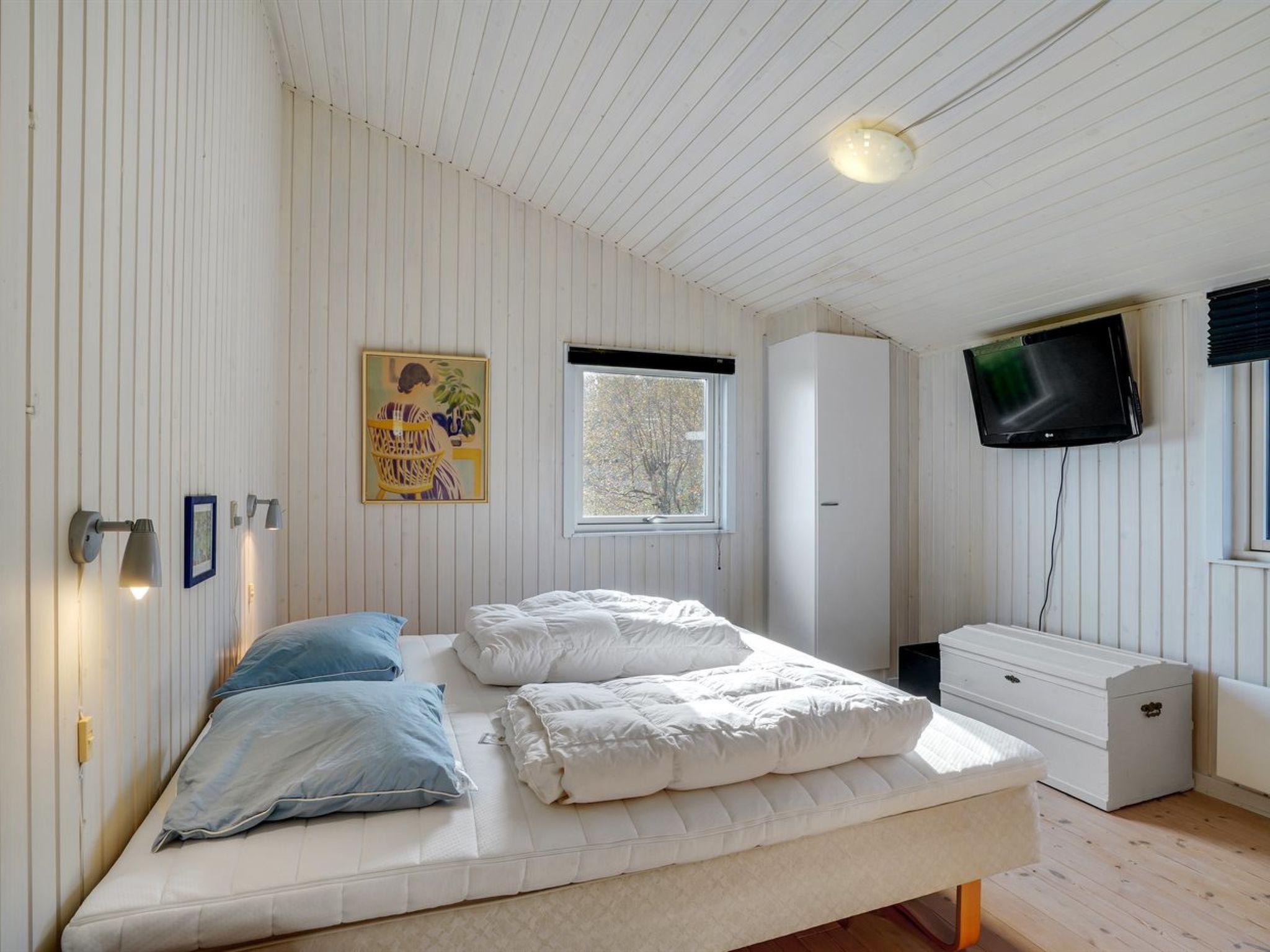 Abgelegenes Ferienhaus mit Blick auf das Meer