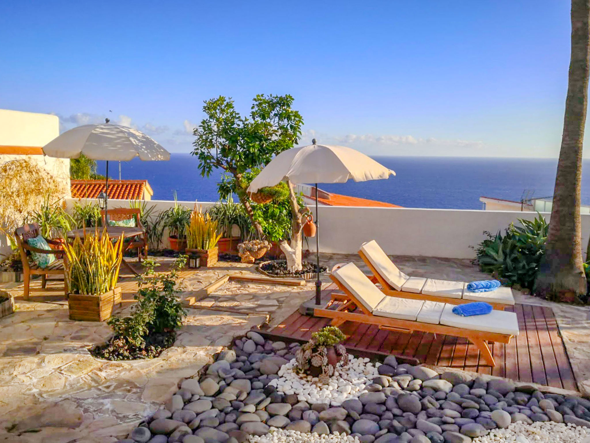 Ferienhaus für 3 Personen mit Pool