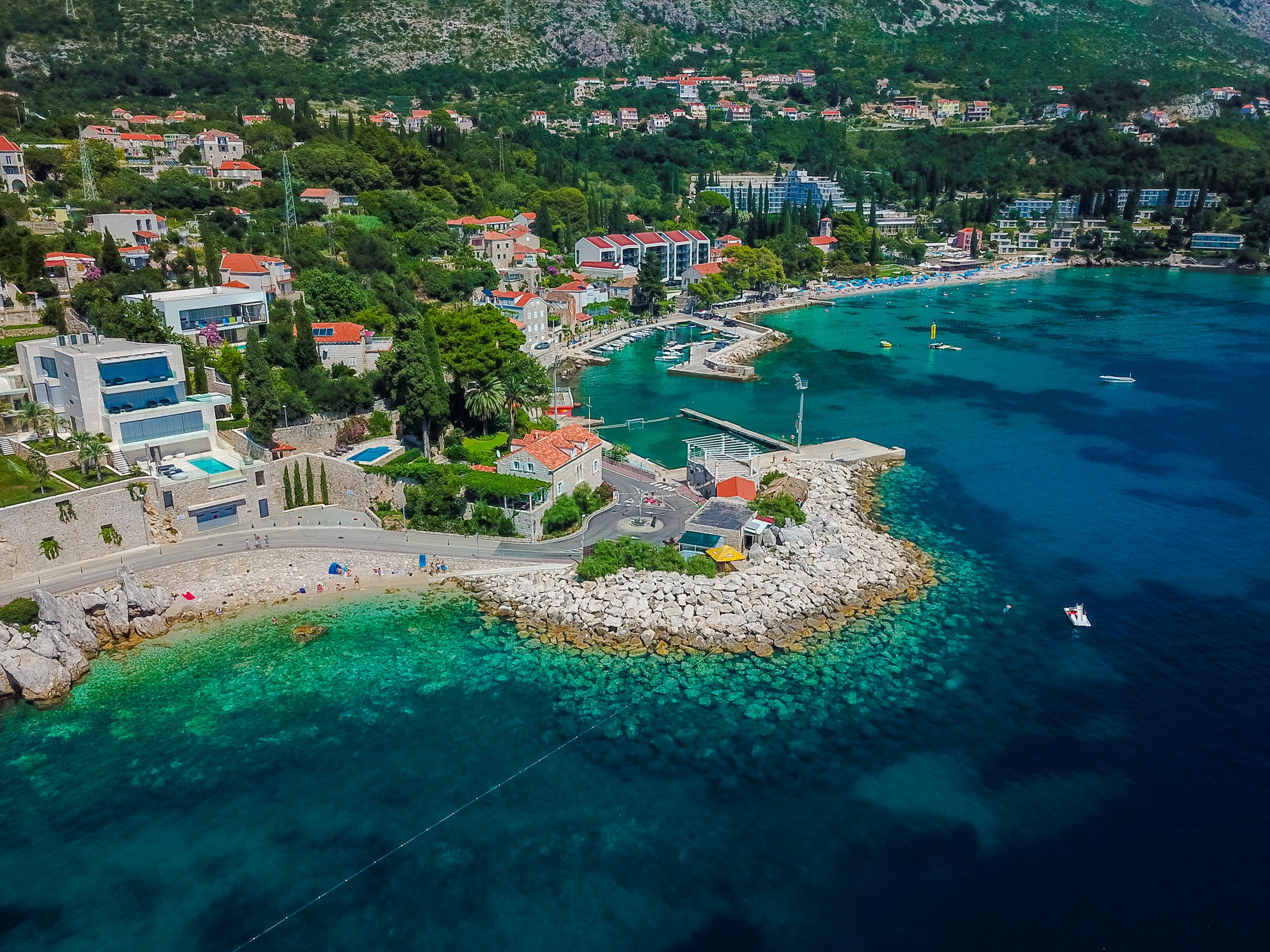 Vila in Dubrovnik met zeezicht en zwembad