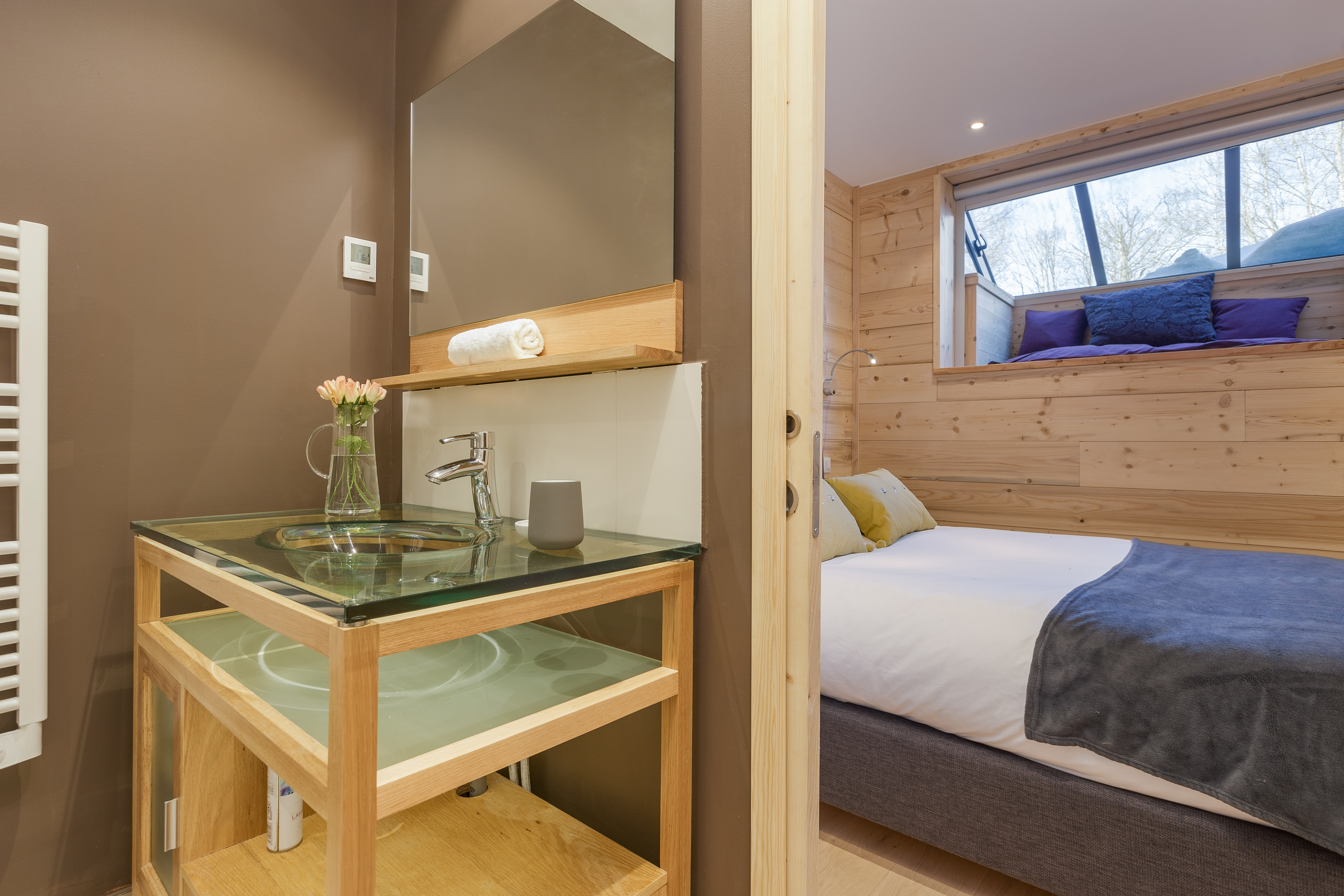 Luxuriöse Gruppenunterkunft in den Bergen mit Sauna